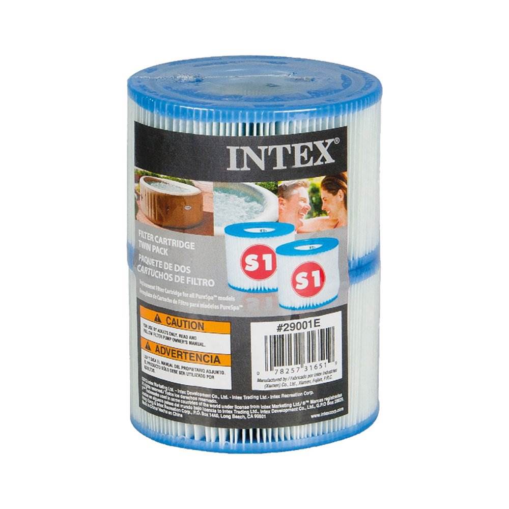Intex Removable Slip-Resistant Seat For Inflatable Pure Spa Hot Tub + Filters