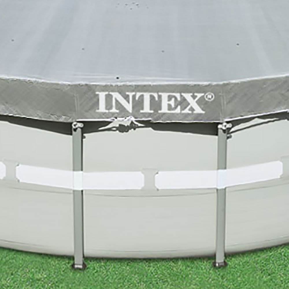 Intex 18' Ultra Frame Swimming Pools UV Resistant Deluxe Debris Cover (3 Pack)