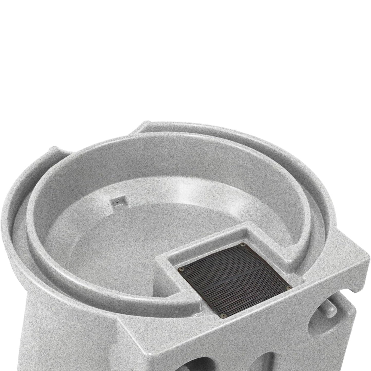 Good Ideas RWURN50-LIG 50 Gallon Rain Saver Wizard Barrel Urn, Light Granite