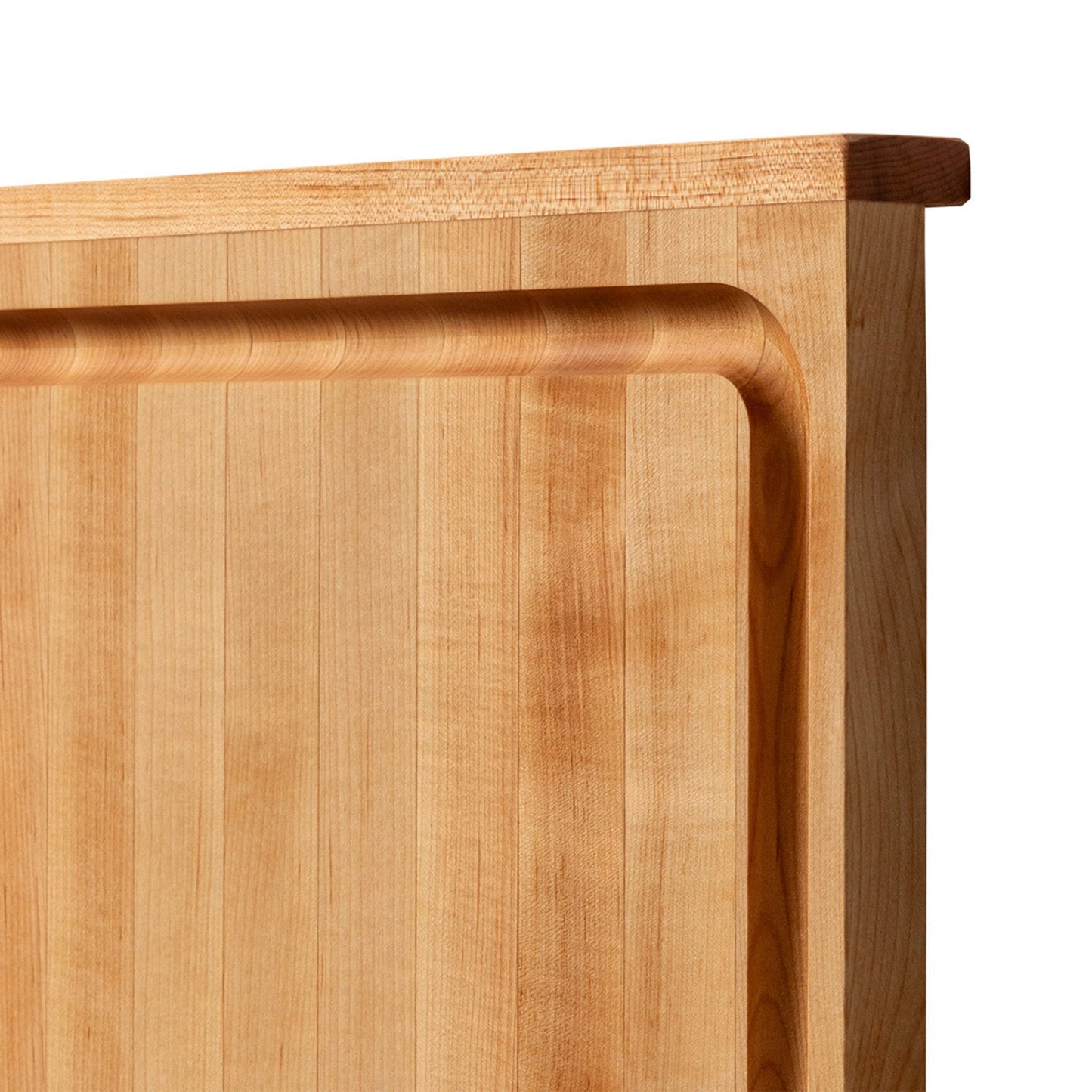 John Boos Countertop Reversible Wood Cutting Board with Juice Groove, Maple