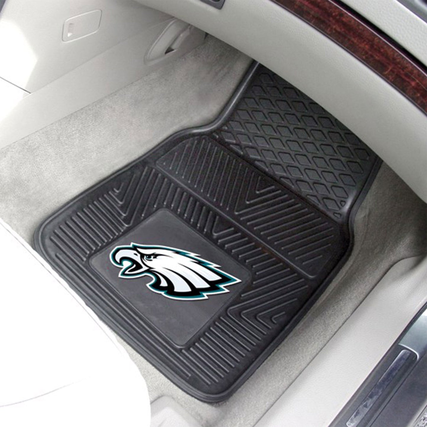 Fanmats 27x17in Vinyl Front Car Floor Mat 2 Piece Set, NFL Philadelphia Eagles - Find Fresh Goods