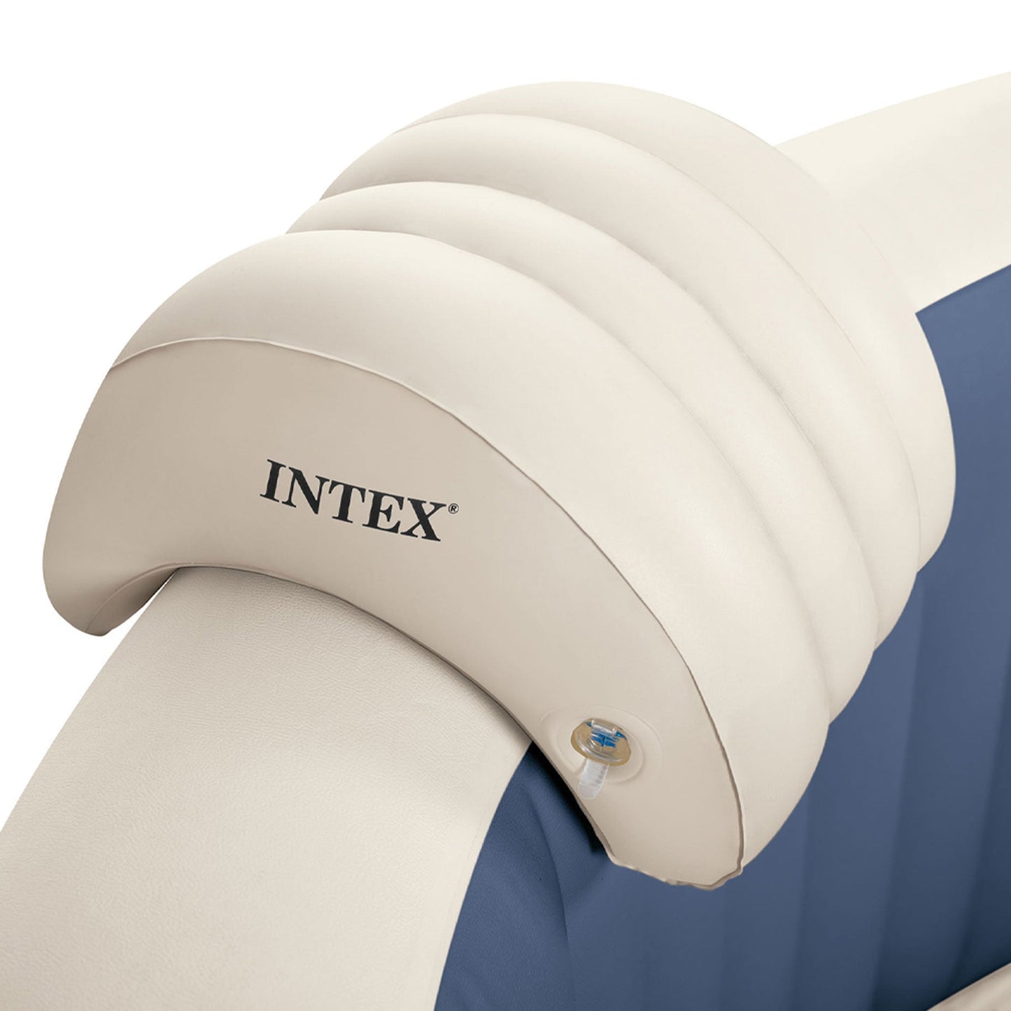 Intex PureSpa Plus Portable Inflatable Spa & Cushioned Pillow, White (4 Pack)