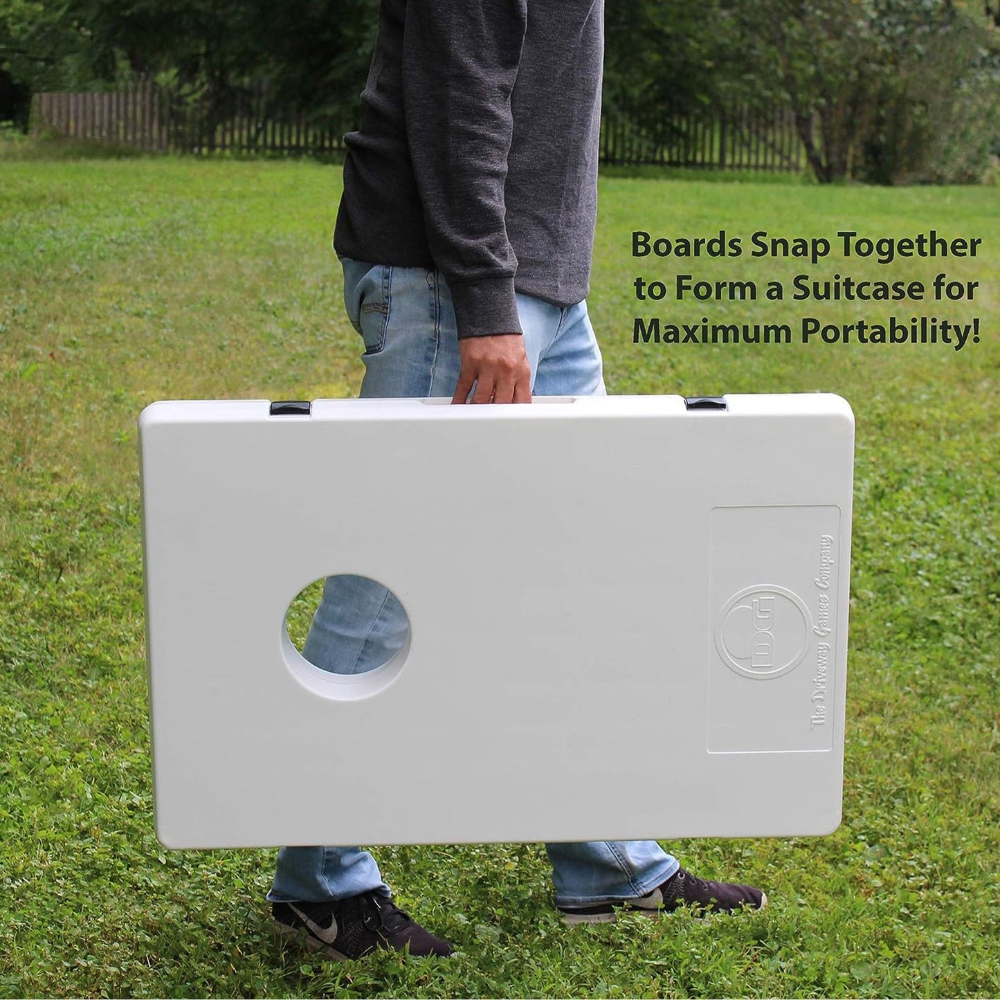 Driveway Games All Weather Indoor/Outdoor EZ Carry Bean Bag Cornhole Game Set