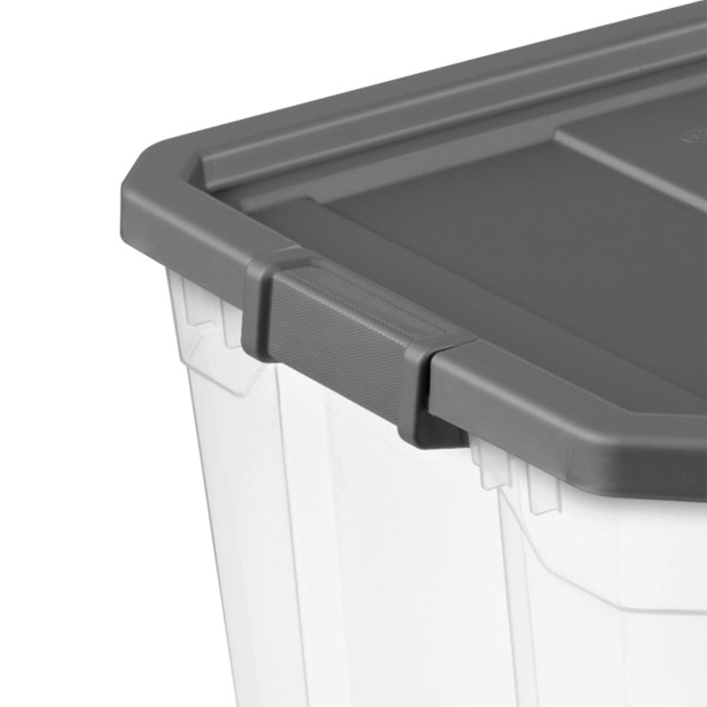 Sterilite 108 Qt Clear Stacker Storage Container Tote w/ Latching Lid, 12 Pack