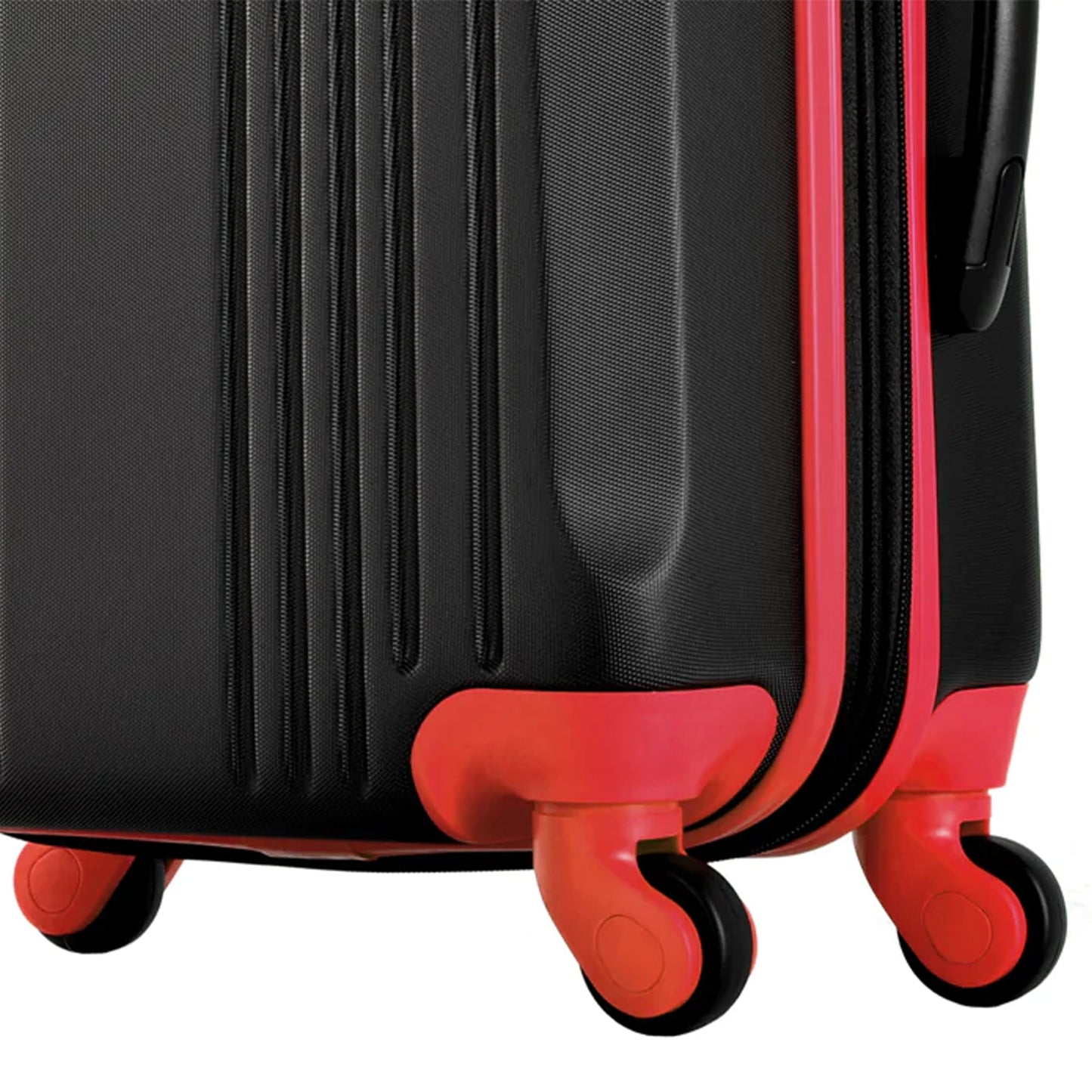 Olympia Apache II Hardcase 4 Wheel Spinner Suitcase 3 Piece Luggage Set, Red - Find Fresh Goods