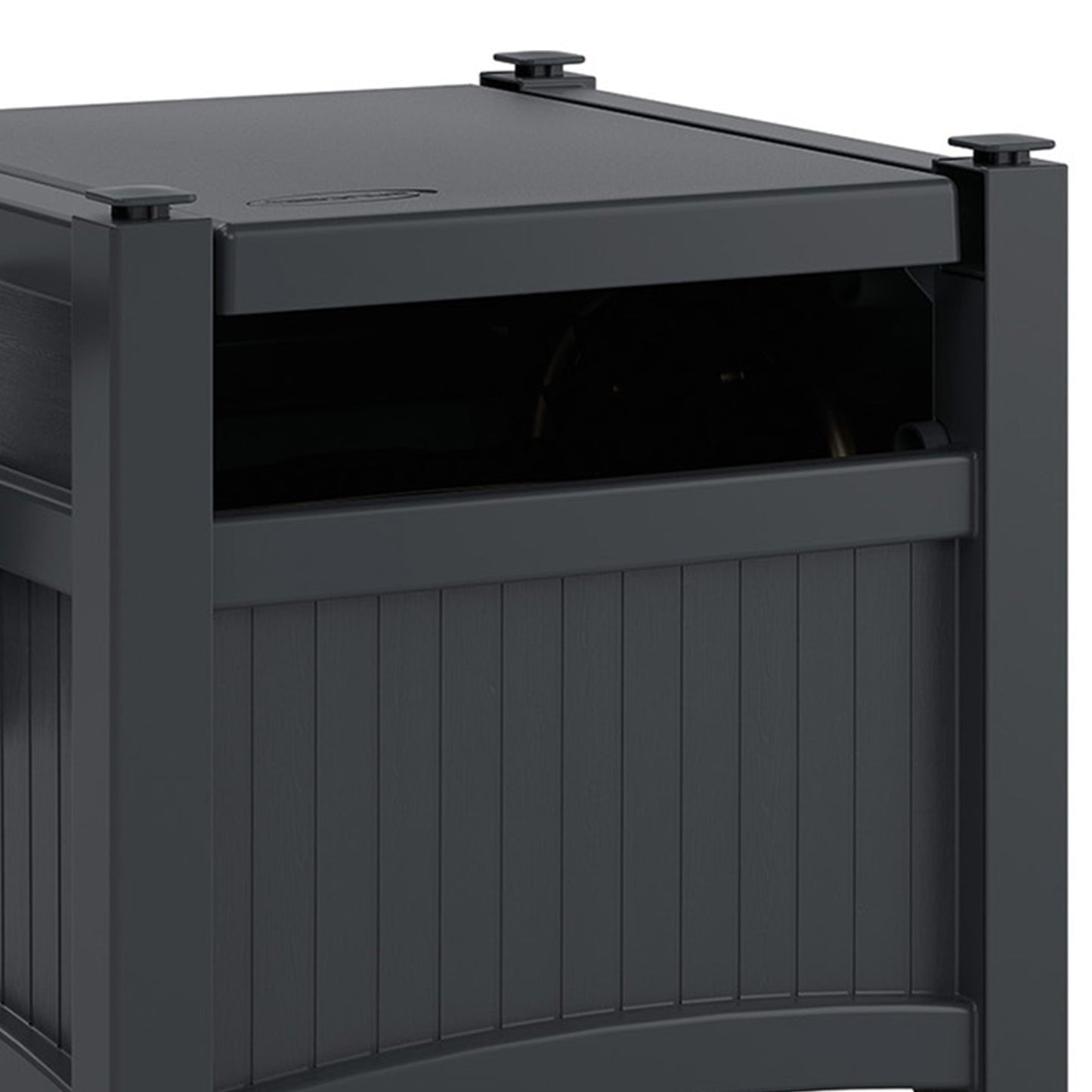 Suncast Hideaway 100 Ft Garden Hose Reel for 5/8 Inch Hoses, Cyberspace (2 Pack)