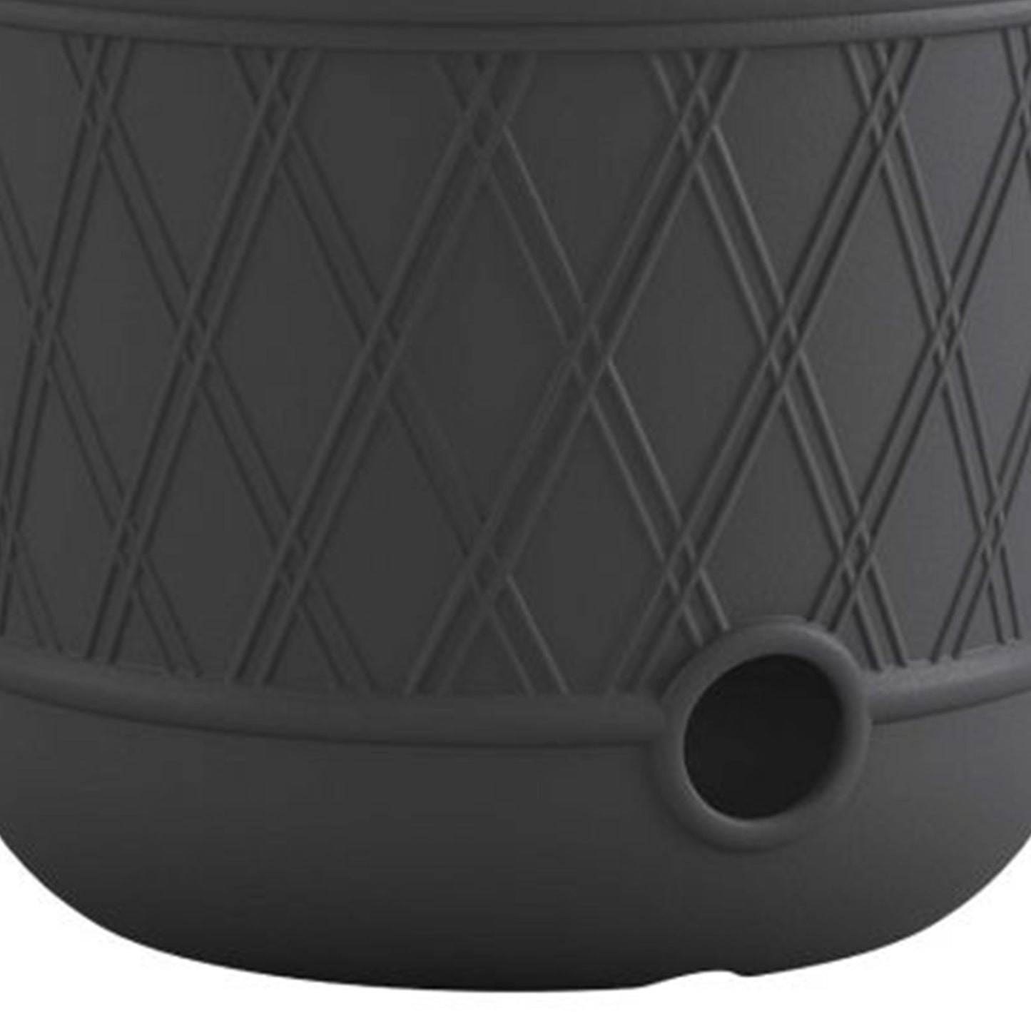 Suncast 14 x 12 Inch Decorative Hideaway Garden Hose Storage Pot, Gray (2 Pack)