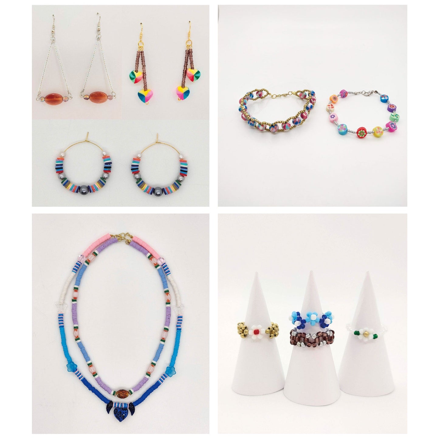 Bead Storage Solutions Elizabeth Ward Mixed Bead Tray with Jewelry Findings Tray