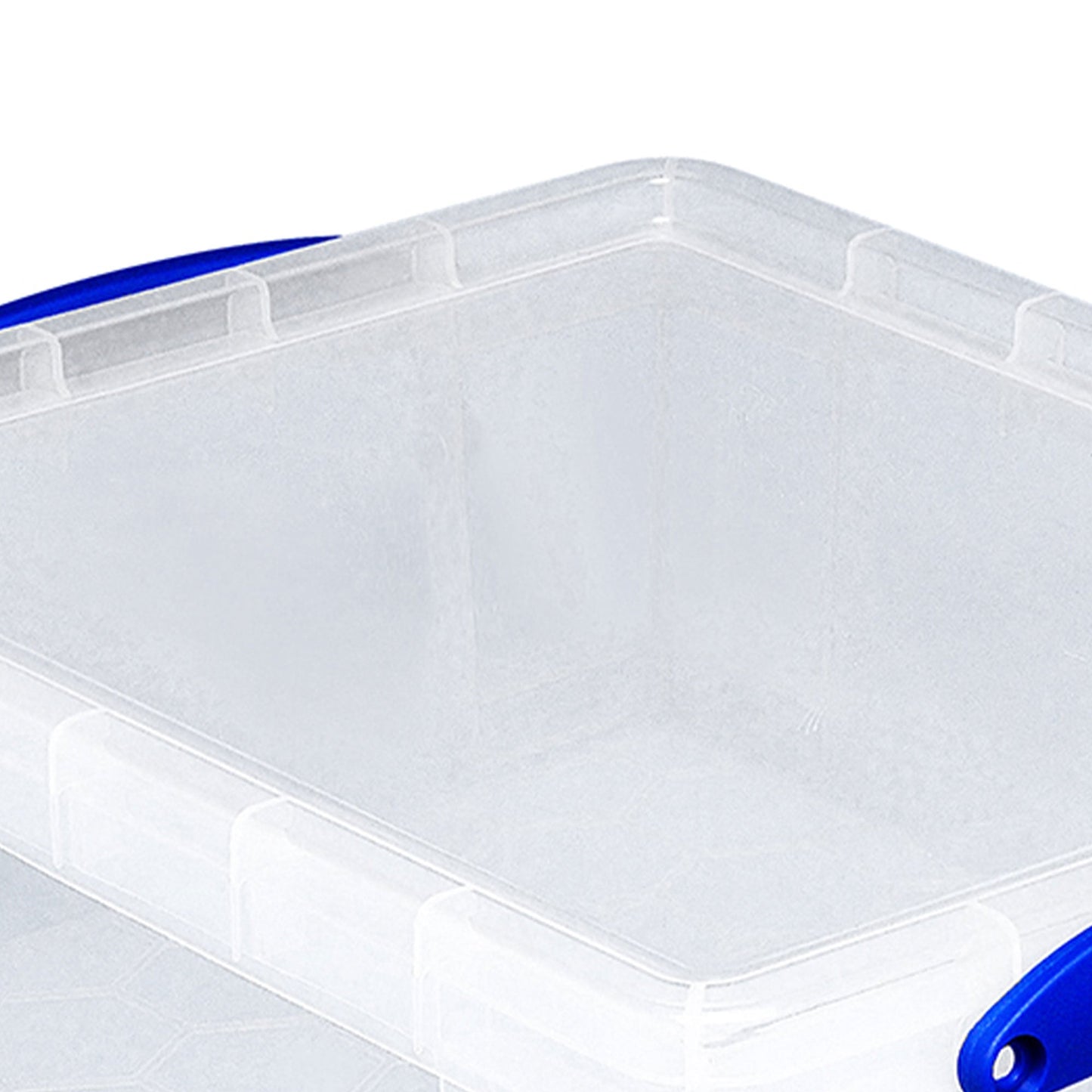 Really Useful Box 8.1L Plastic Storage Container with Clip Lock Handle (2 Pack)