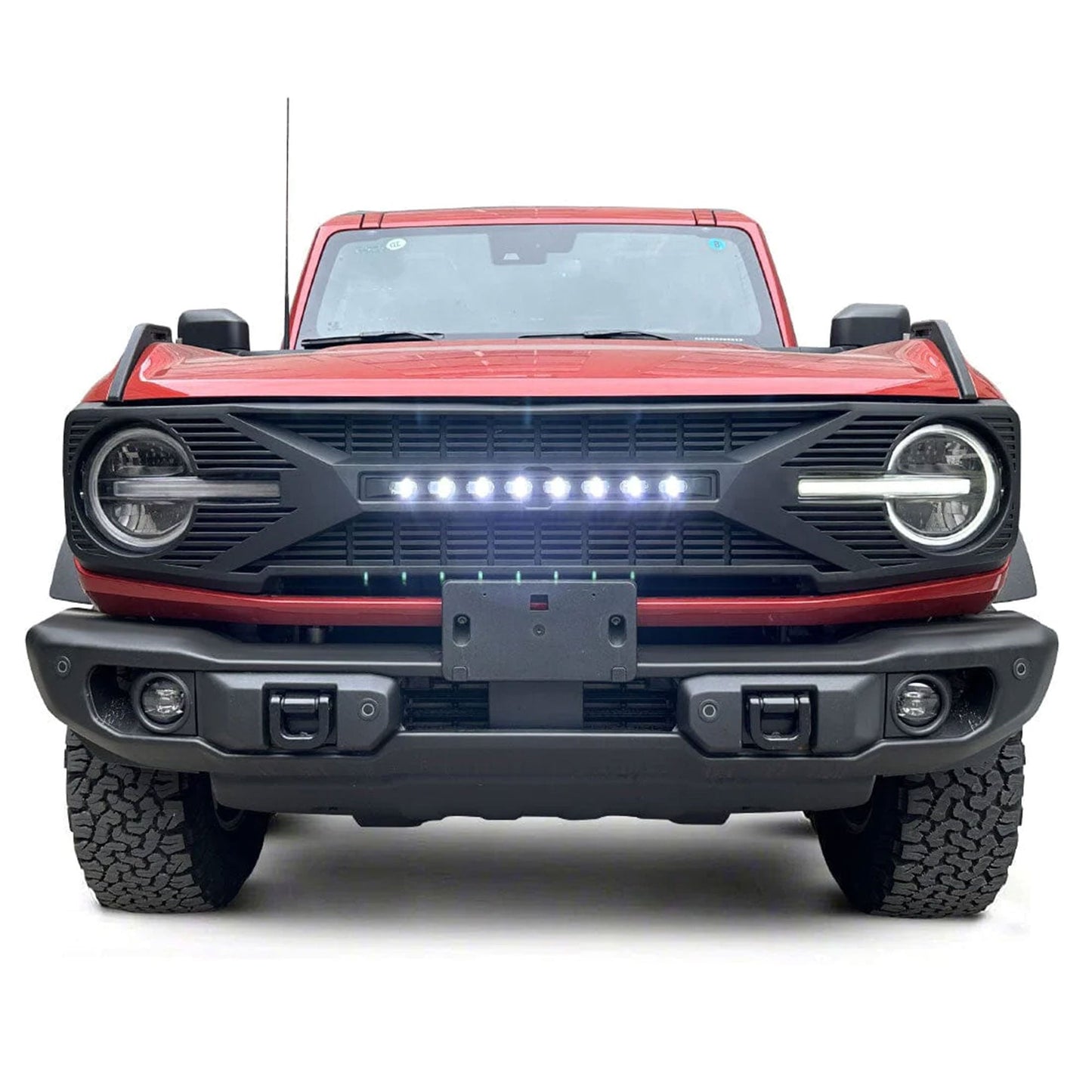AMERICAN MODIFIED Front Grille w/ Lights for 21-24 Ford Bronco w/o Front Camera - Find Fresh Goods