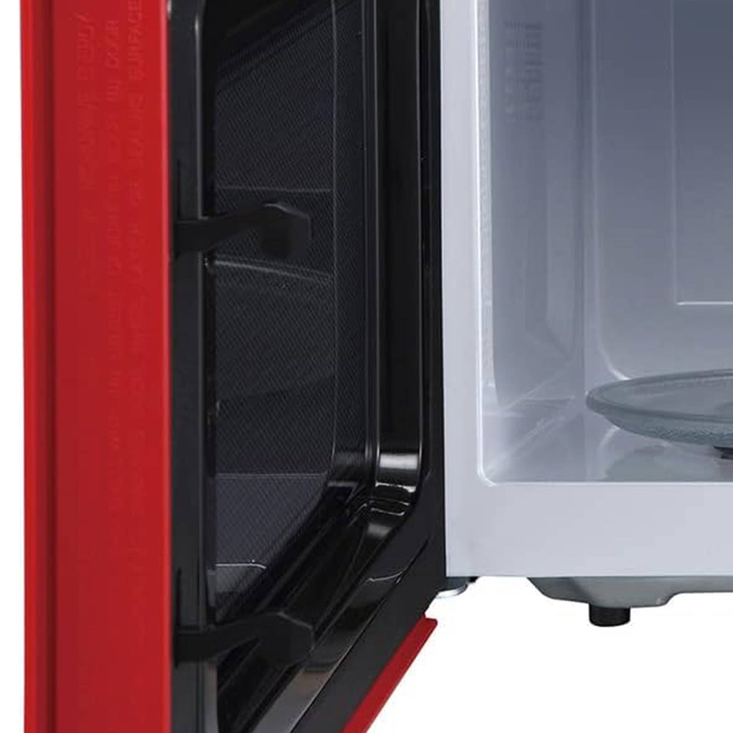 Magic Chef 0.9 Cubic Feet 900W Small Stainless Countertop Microwave Oven, Red