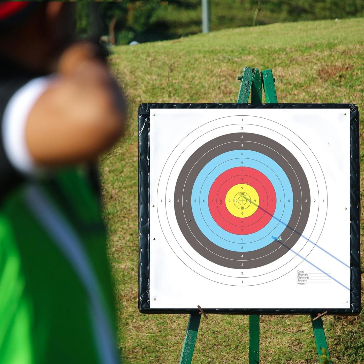 Morrell FITA Compound Bullseye Paper Face Shooting Targets, 17x17-in., 100 Count