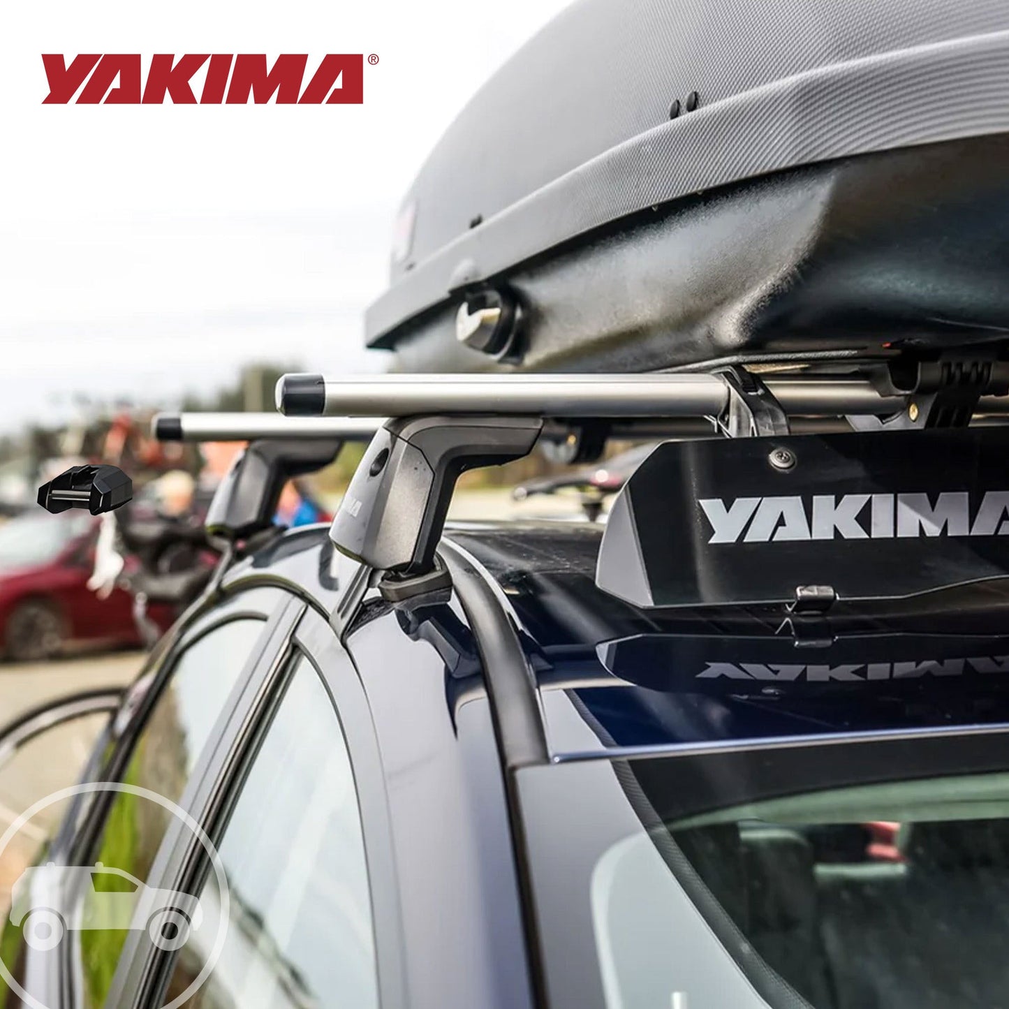 Yakima 60 Inch Pair JetStreamRoof Rack Crossbars, Compatible w/StreamLine Towers - Find Fresh Goods