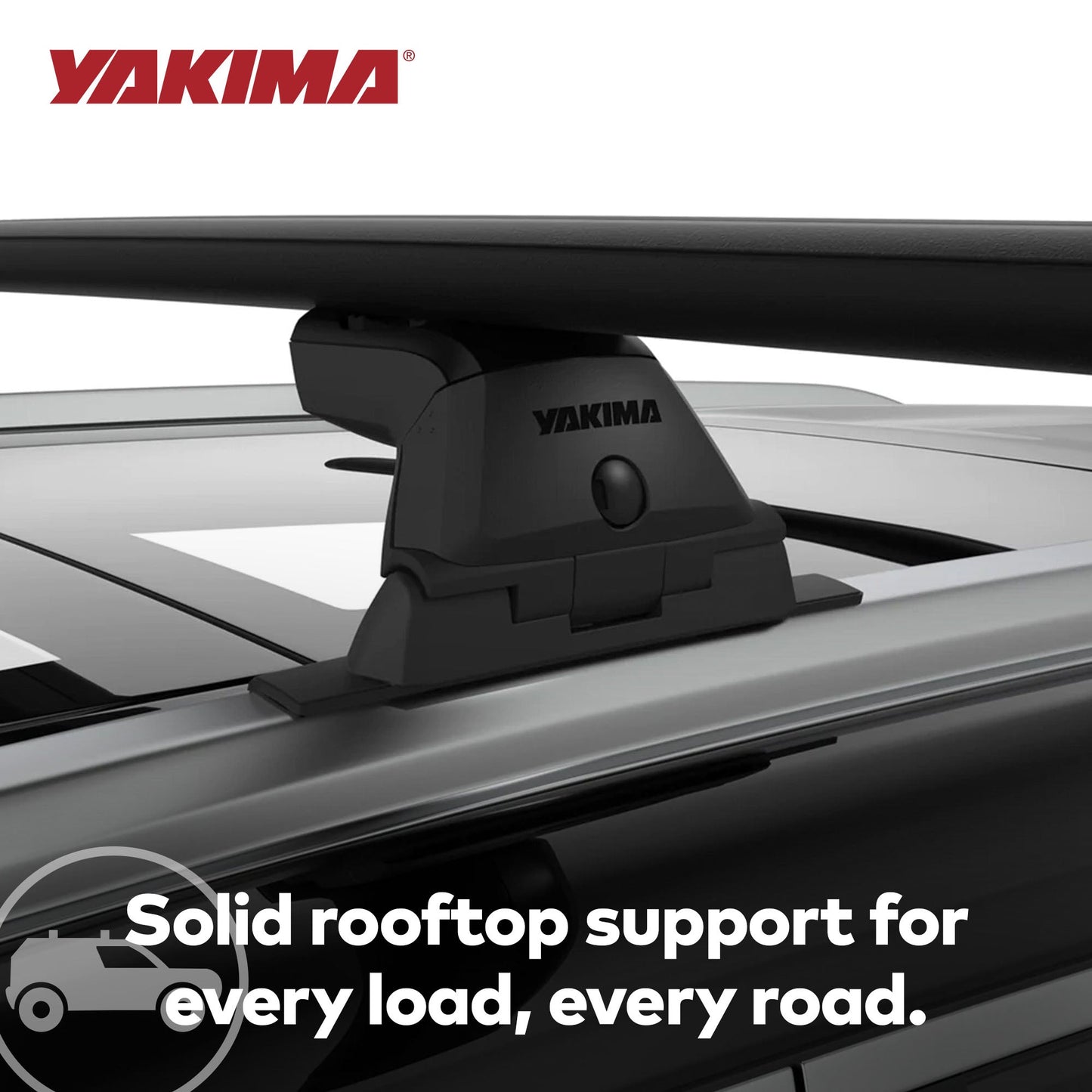 YAKIMA SkyLine Towers Roof Rack Cargo for Vehicles with Fixed Points (Set of 4) - Find Fresh Goods
