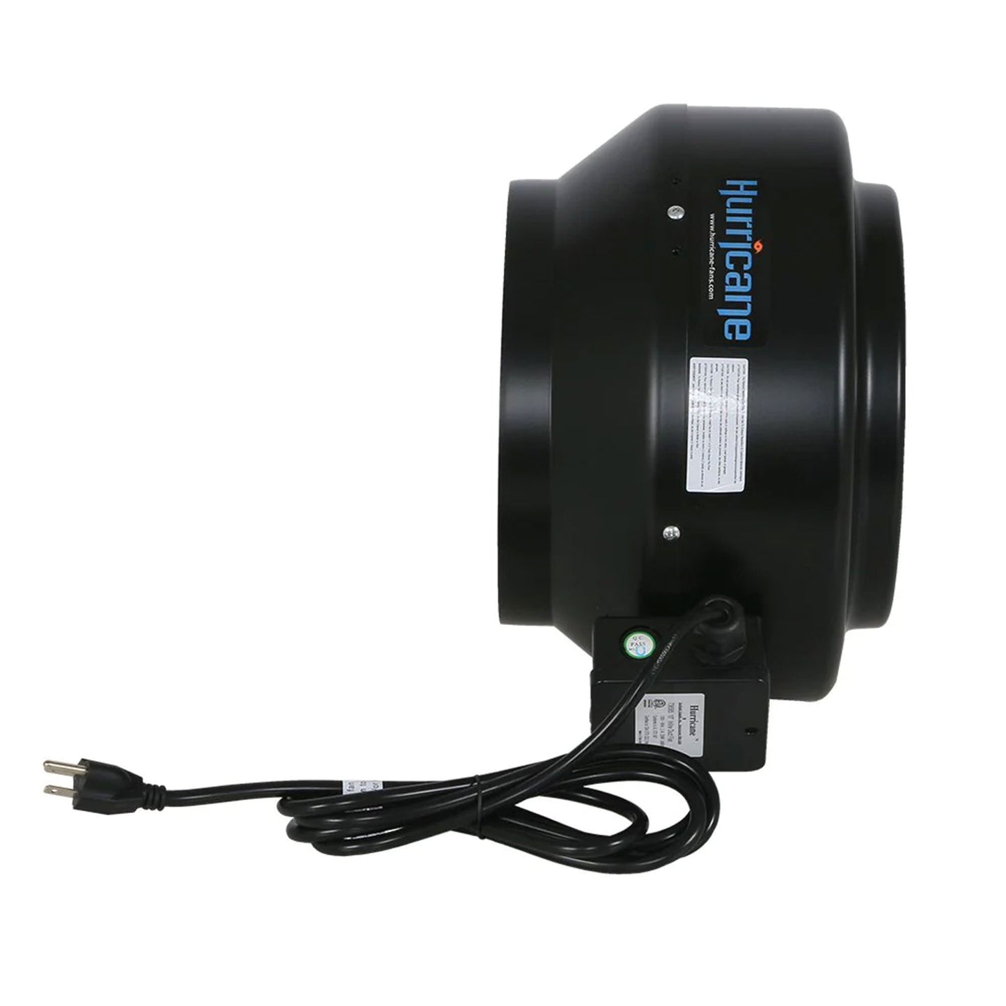 Hurricane 10" Commercial Grade Inline Wall Fan For HVAC & Ventilation (2 Pack)