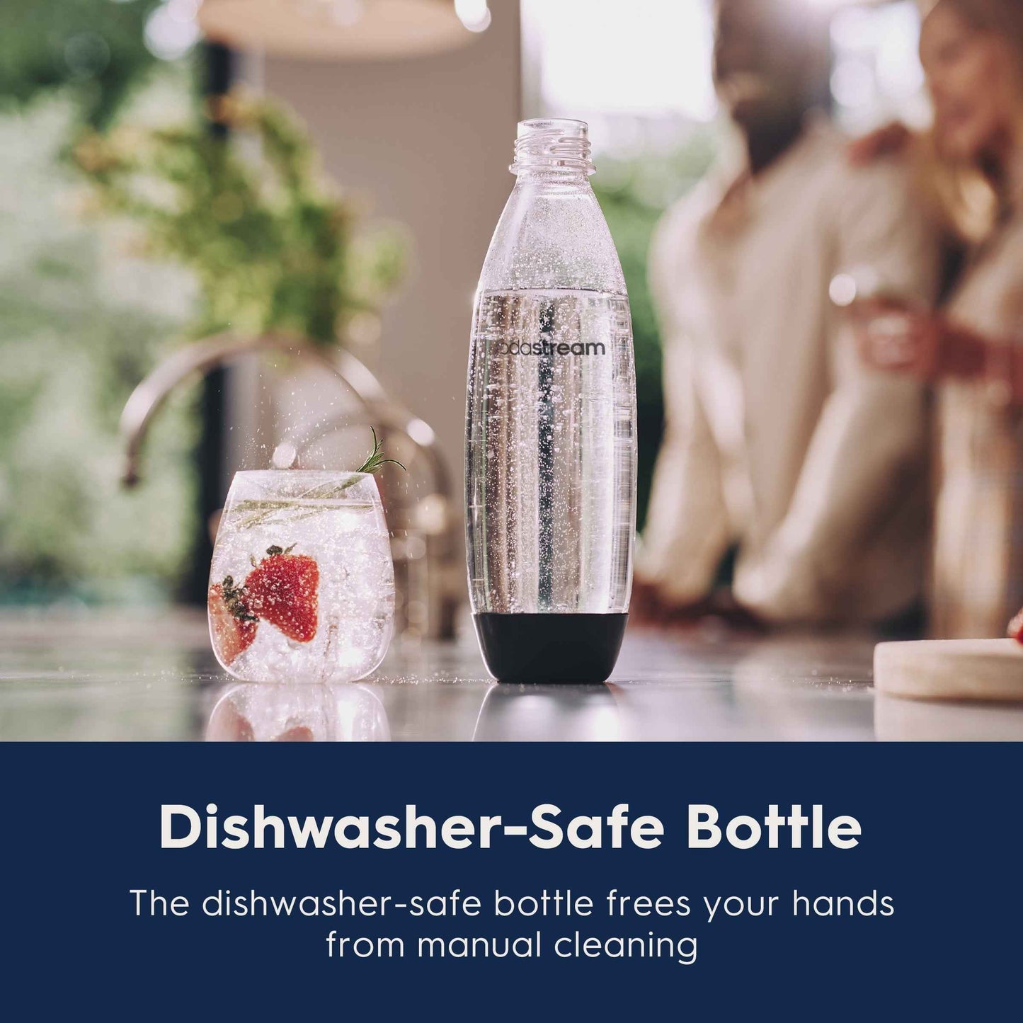 SodaStream Terra (Black) Sparkling Water Maker with CO2 and Carbonating Bottle