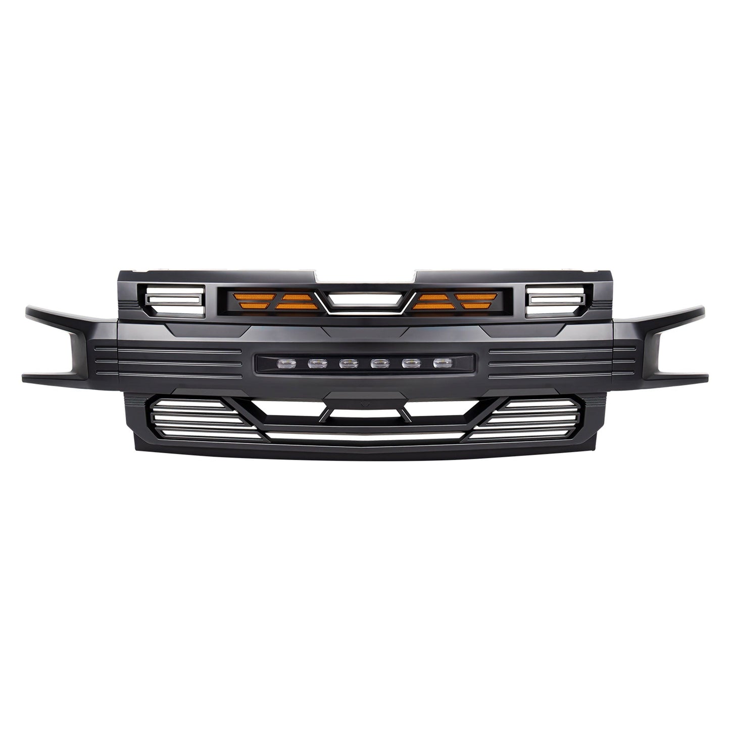 AMERICAN MODIFIED Armor Grille for 2019-2021 Chevy Silverado 1500, Matte Black - Find Fresh Goods