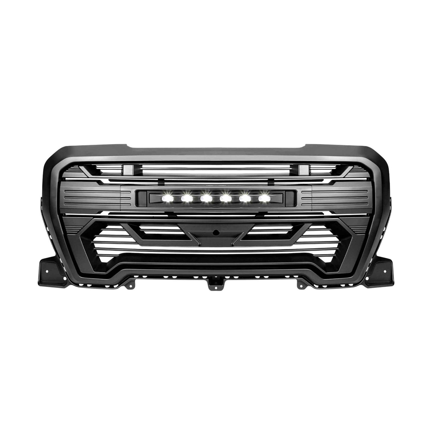 AMERICAN MODIFIED Grille w/Lights for 2019-2021 GMC Sierra 1500 Base, SLE, & SLT