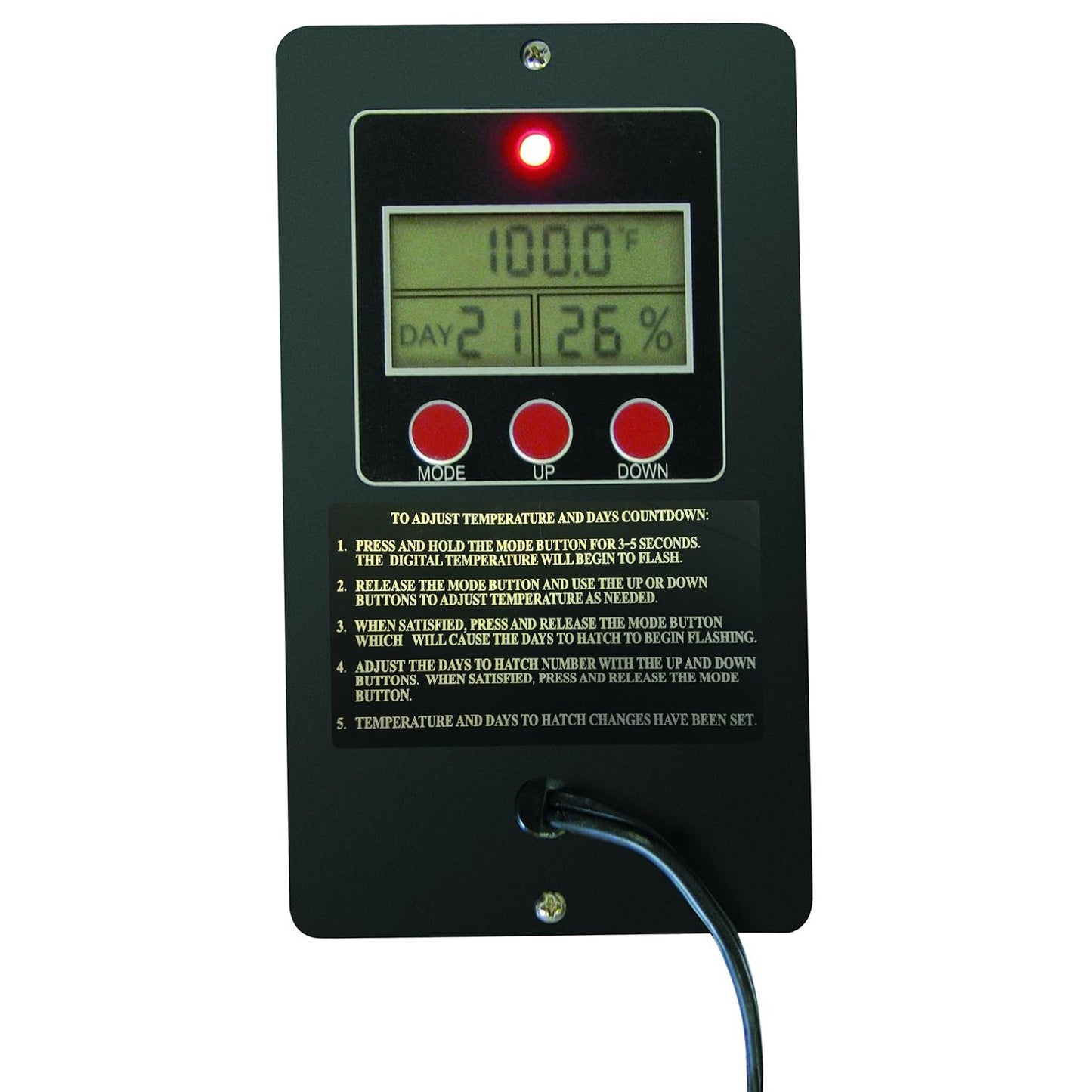 Farm Innovators 40W Digital Circulated Air Incubator for Up to 4 Eggs (2 Pack)