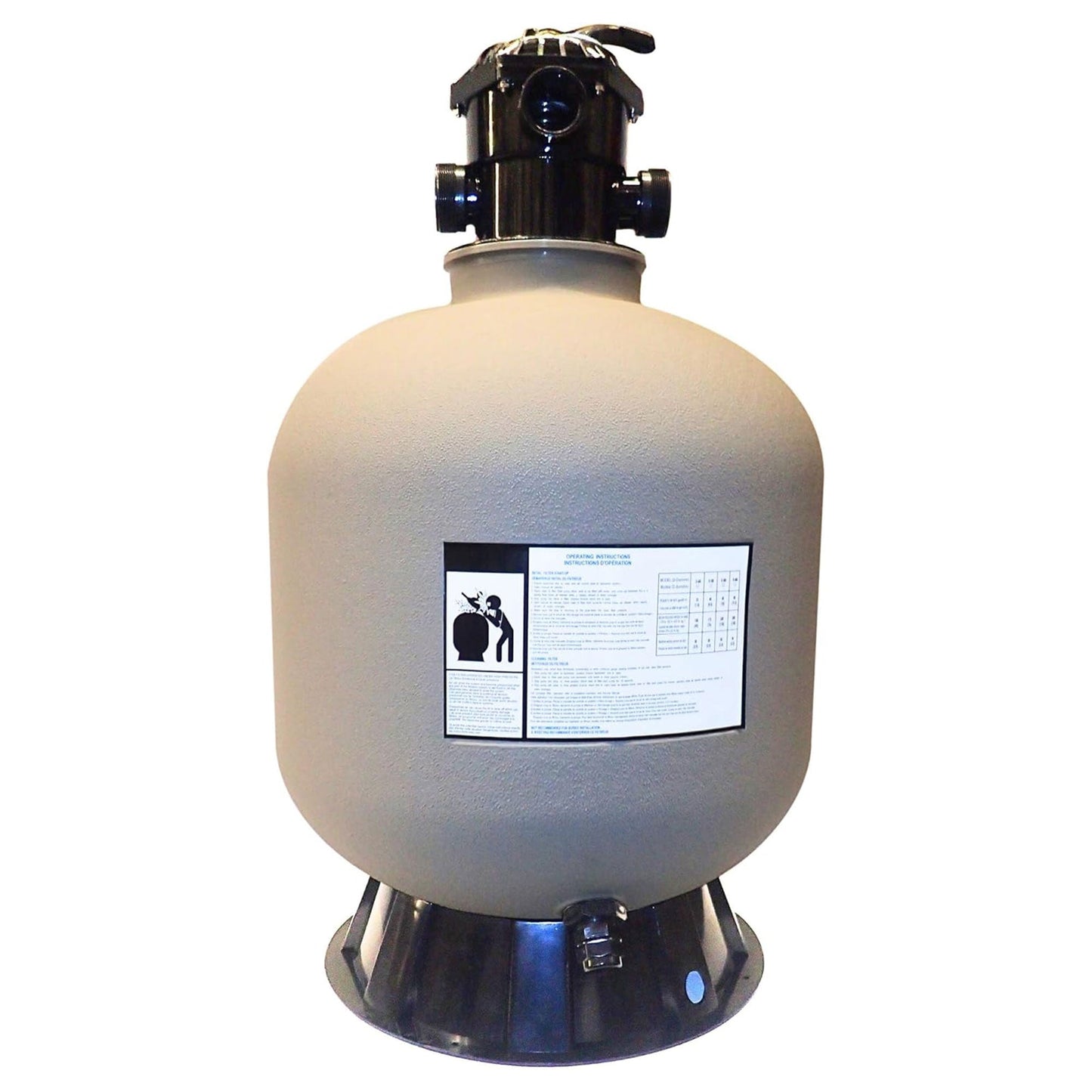 Swimline Hydrotools 24 Inch Sand Filter Combo Set for Pools, 300lb Sand Capacity