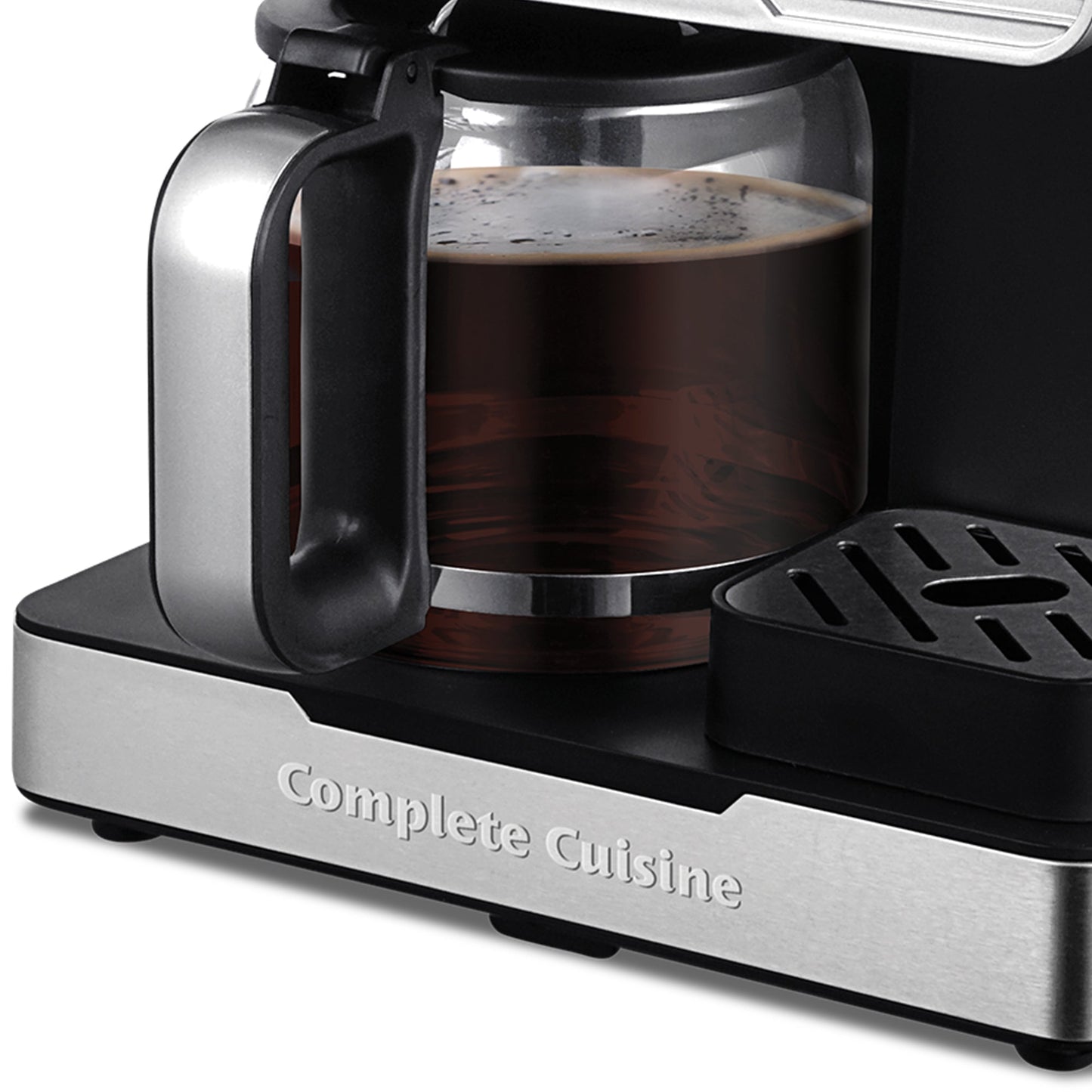 Complete Cuisine 2-in-1 Programmable Coffee Maker, 12-Cup Pot & Single-Serve Pod
