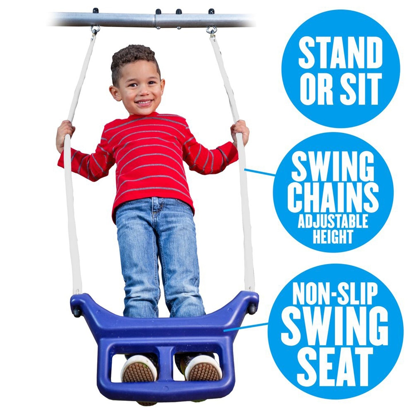 XDP Recreation Fun Always Outdoor Playground with Water Slide & Super Disc Swing