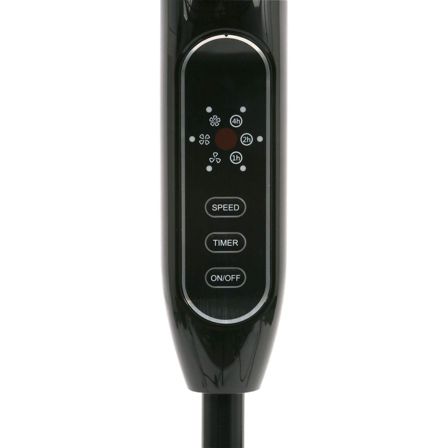 Hurricane Supreme 16" 3 Speed Oscillating Stand Pedestal Fan with Remote, Black