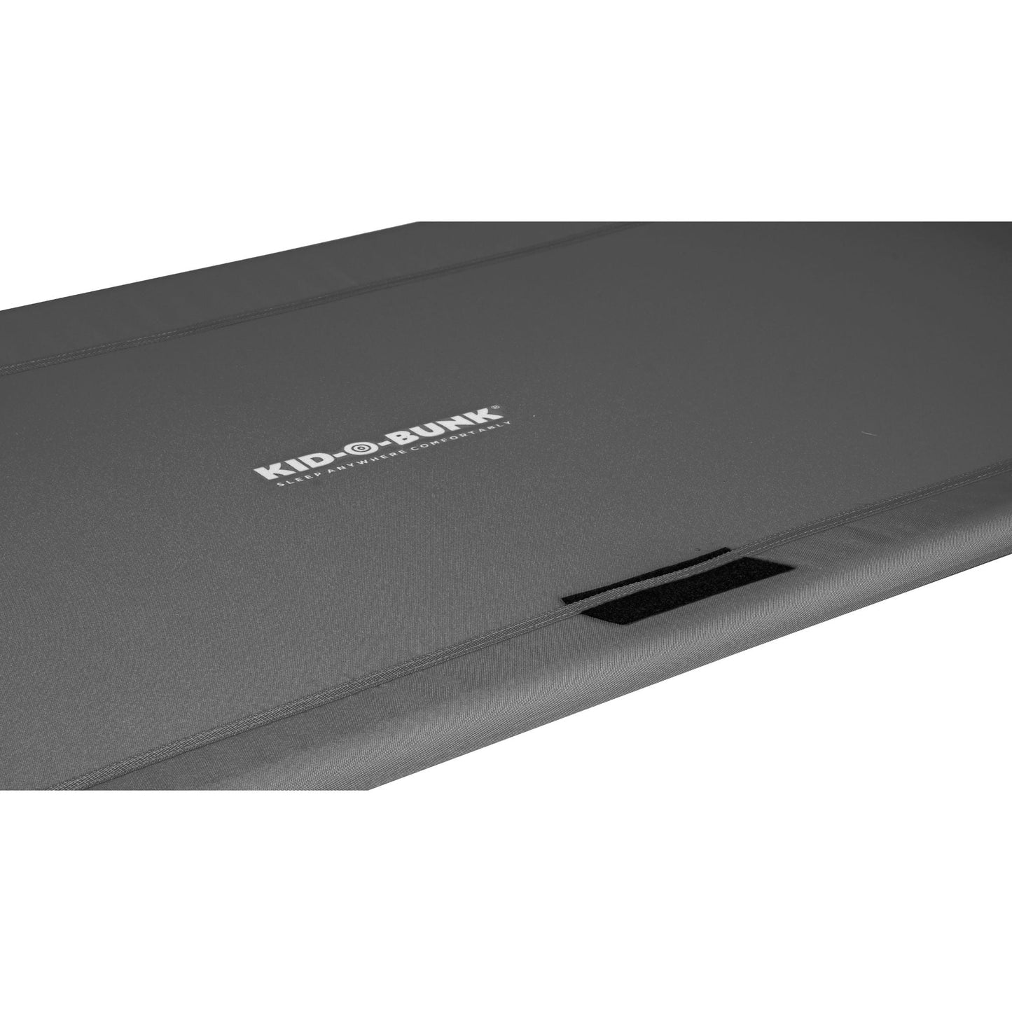 Disc-O-Bed Youth Single Cot Kid-O-Bed with Storage Organizer & Carry Bag, Grey