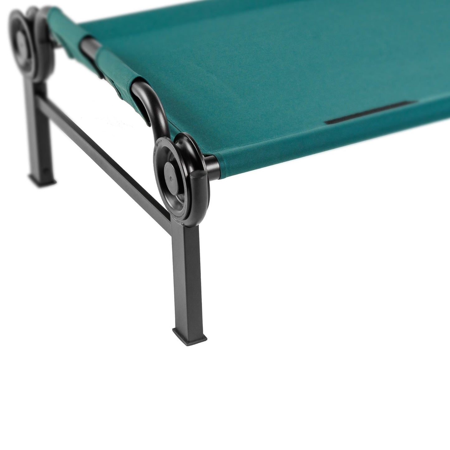 Disc-O-Bed Single Cot, Portable Sleep Solution for Tents & Cabins, Green, Large