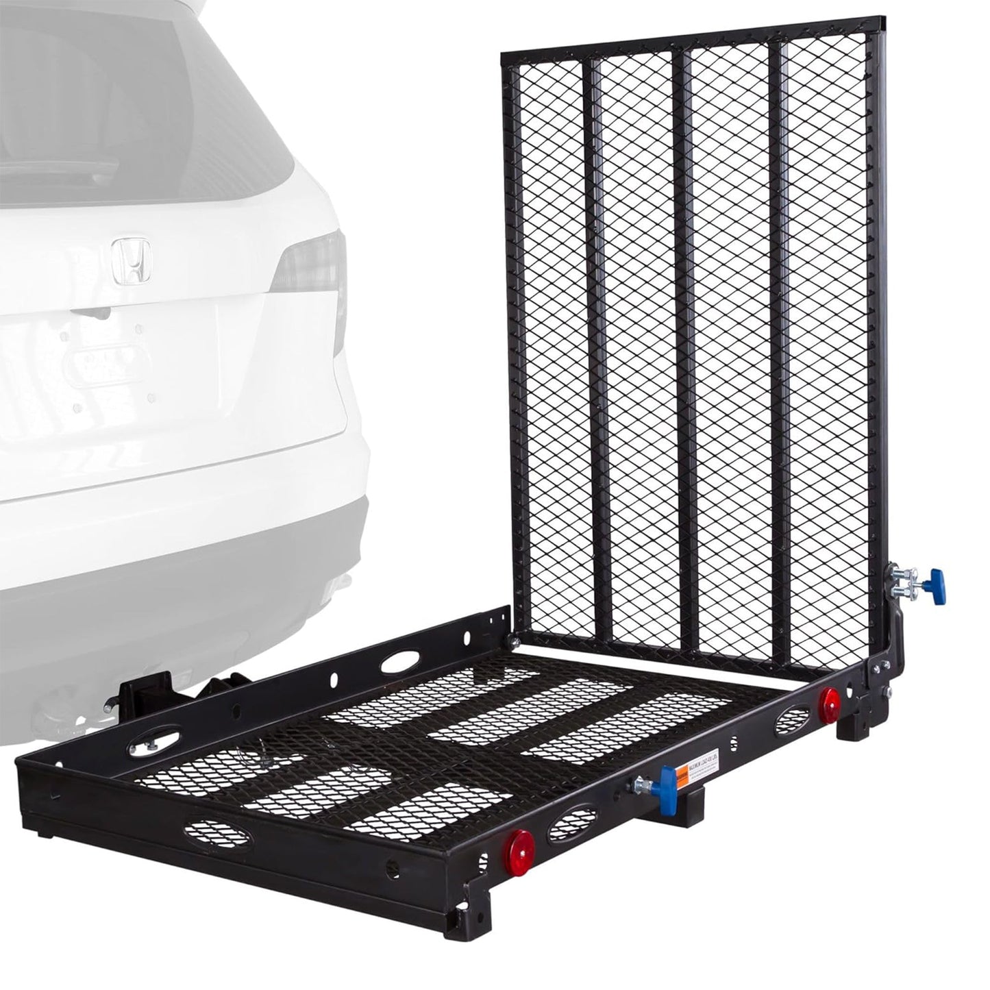 Silver Spring Folding Steel Scooter/Wheelchair Carrier with Ramp & Hitch Mount - Find Fresh Goods