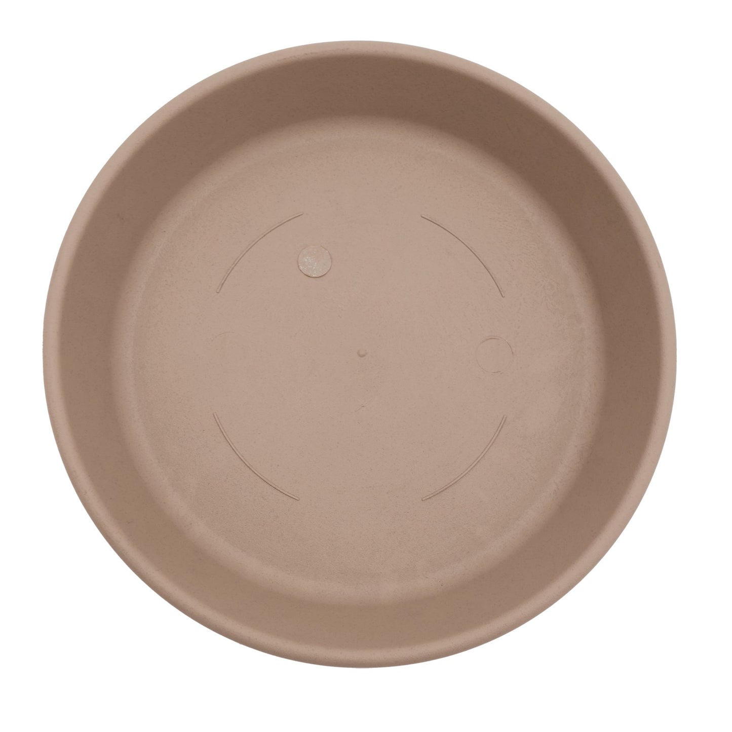 The HC Companies Classic 16 Inch Round Plant Pot Saucer Drip Tray, Sandstone