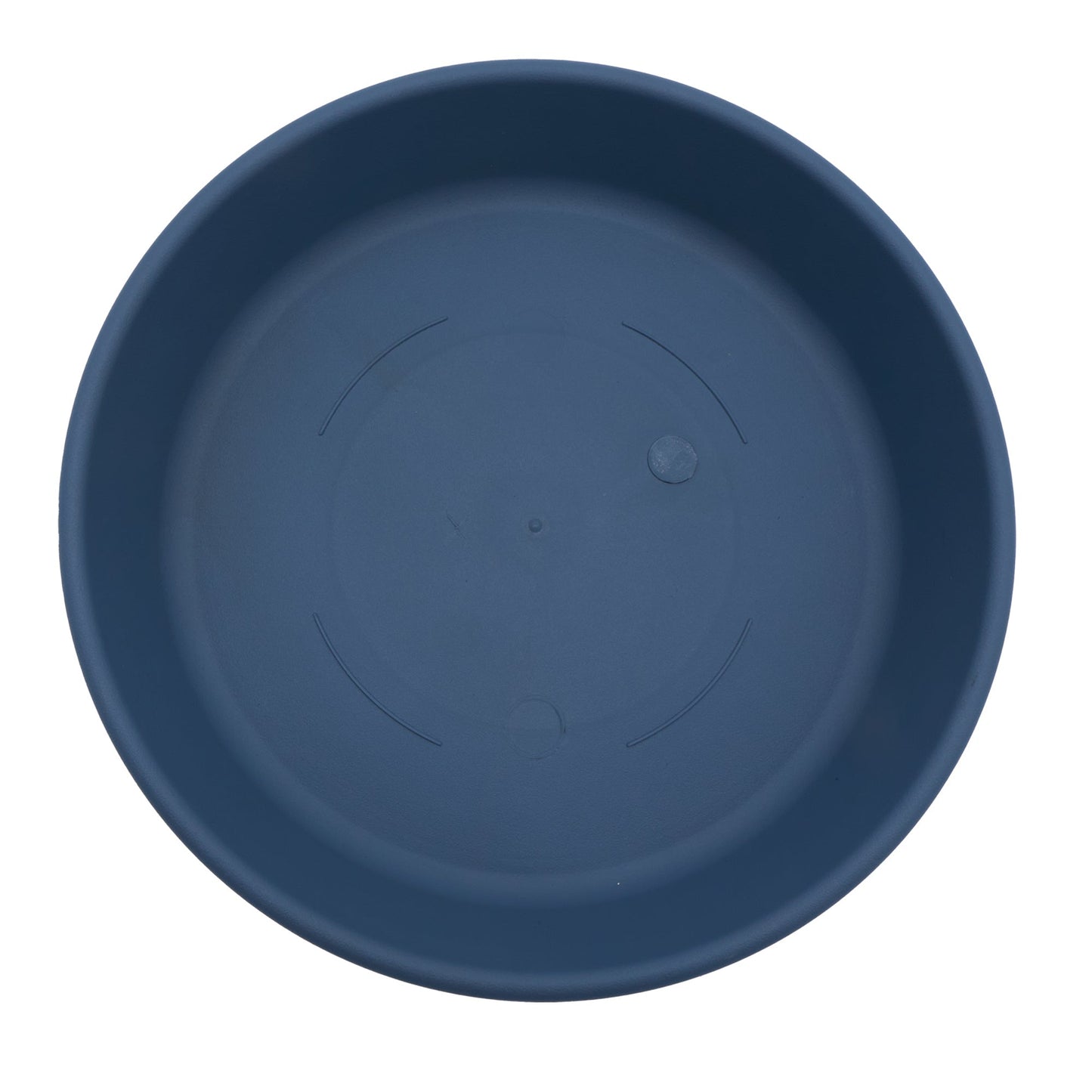 The HC Companies Classic 16 Inch Round Plant Pot Saucer Drip Tray, Slate Blue