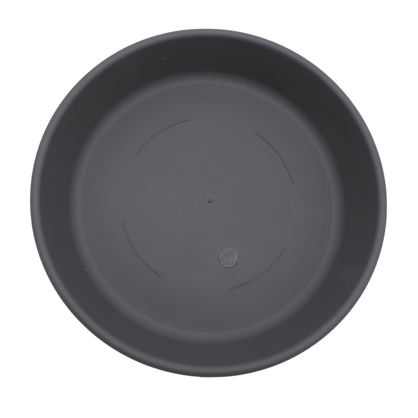 The HC Companies Classic 17.5 Inch Round Plant Pot Saucer Drip Tray, Warm Grey