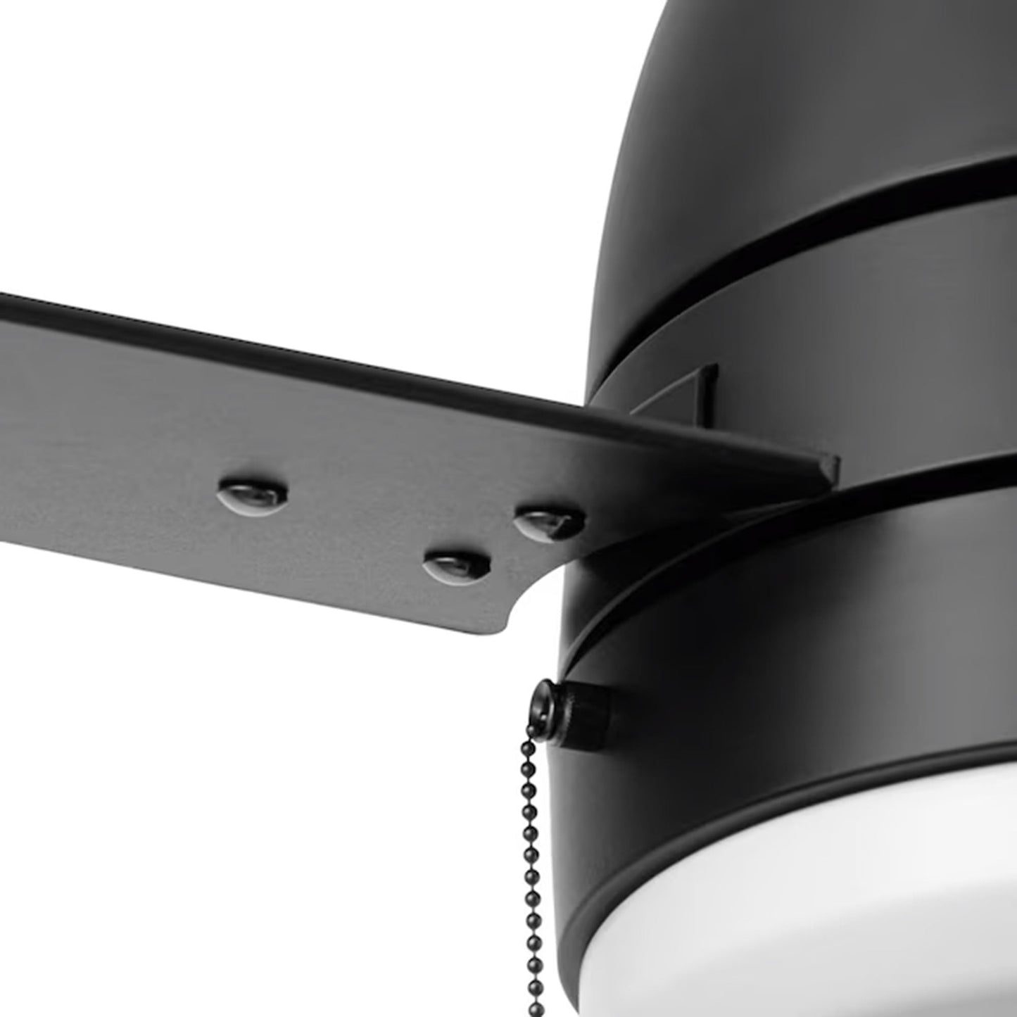 Prominence Home Fawn 44" Ceiling Fan w/Light, Remote, & 3 Blades, Black/Chestnut