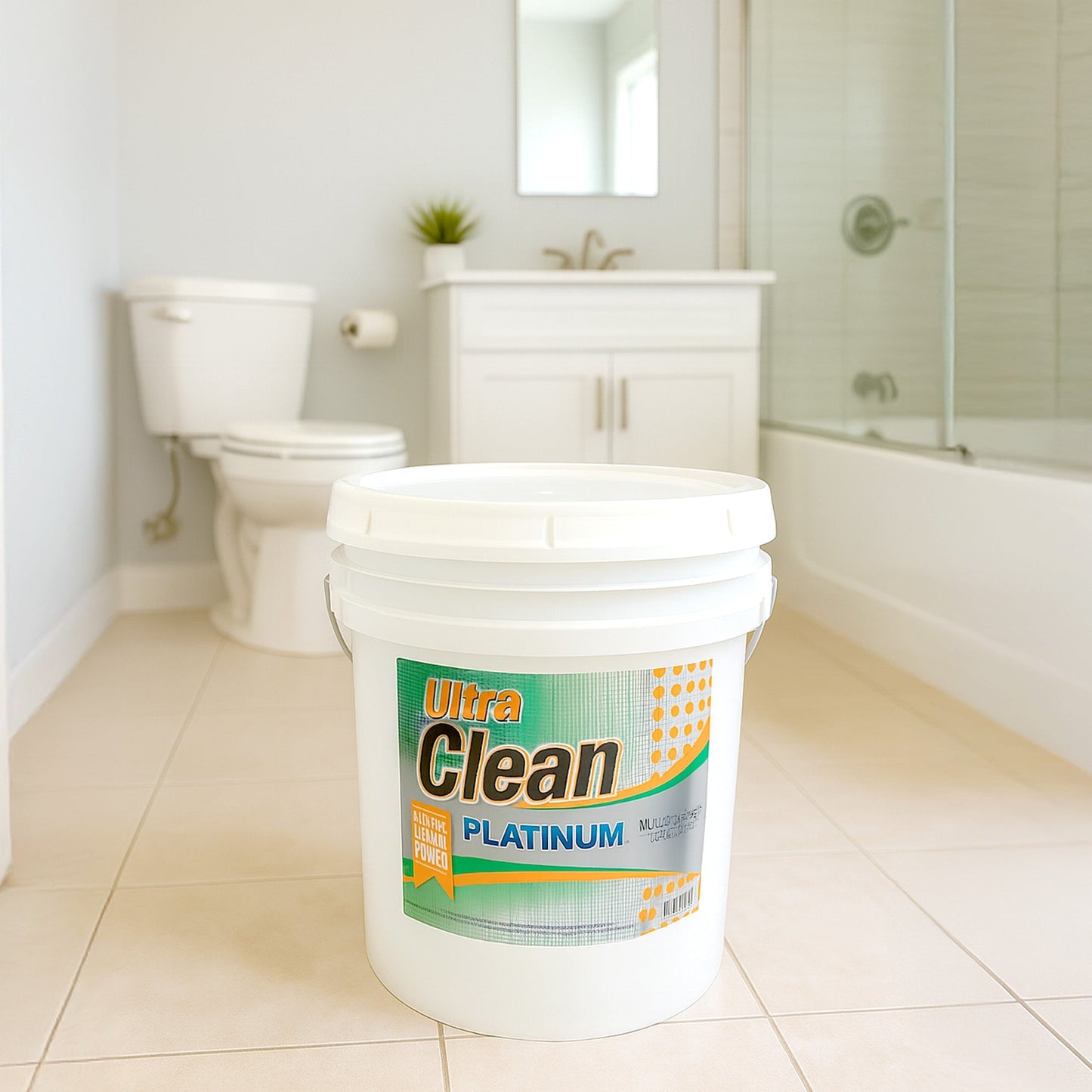 Ultra Clean Platinum Multipurpose Cleaner, Non-Abrasive, Citrus Scent, 5 Gallons