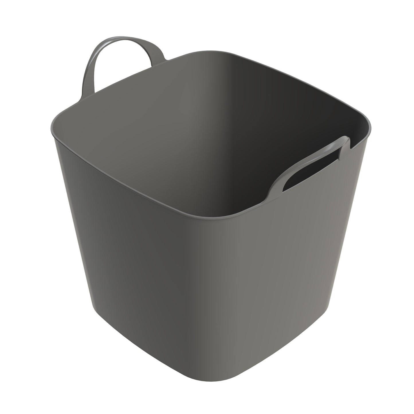 Life Story 26 Qt Flexi Tub, Versatile Storage Tote, Home Organizer, Gray, 6 Pack