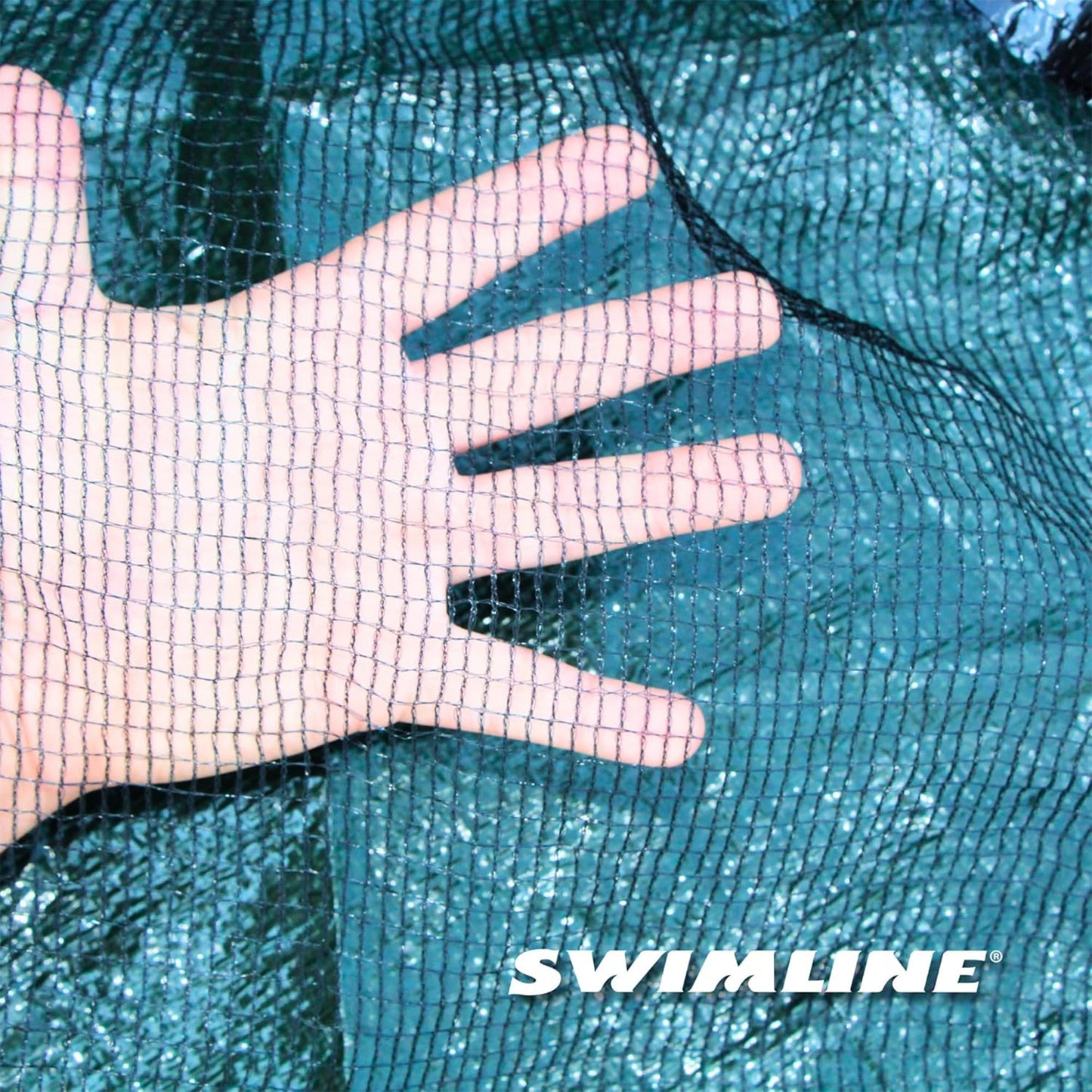 Swimline Hydrotools Leaf Net Winter Pool Cover for 18x34 Ft Above Ground Pools