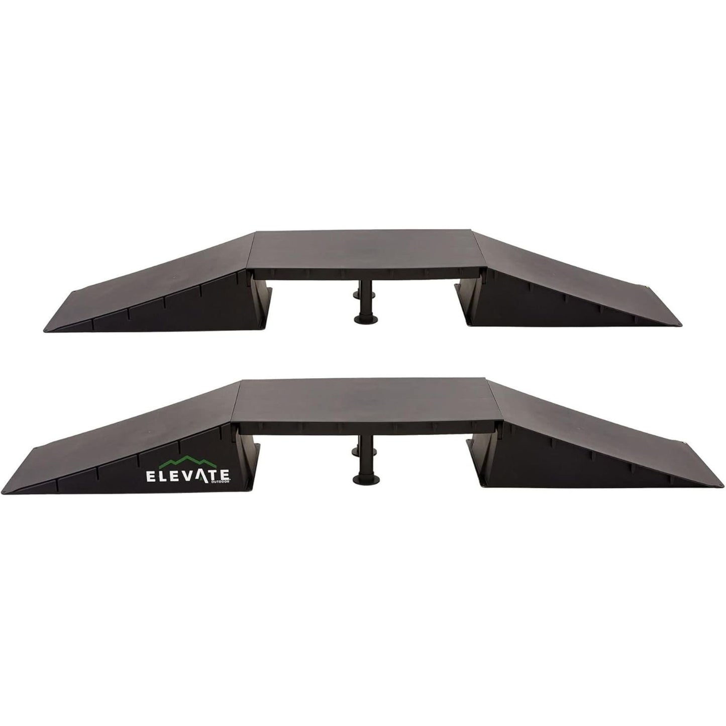 Elevate Outdoor Jumbo Skateboard Ramp 9-Piece Set with EZ-Link Setup, Orange