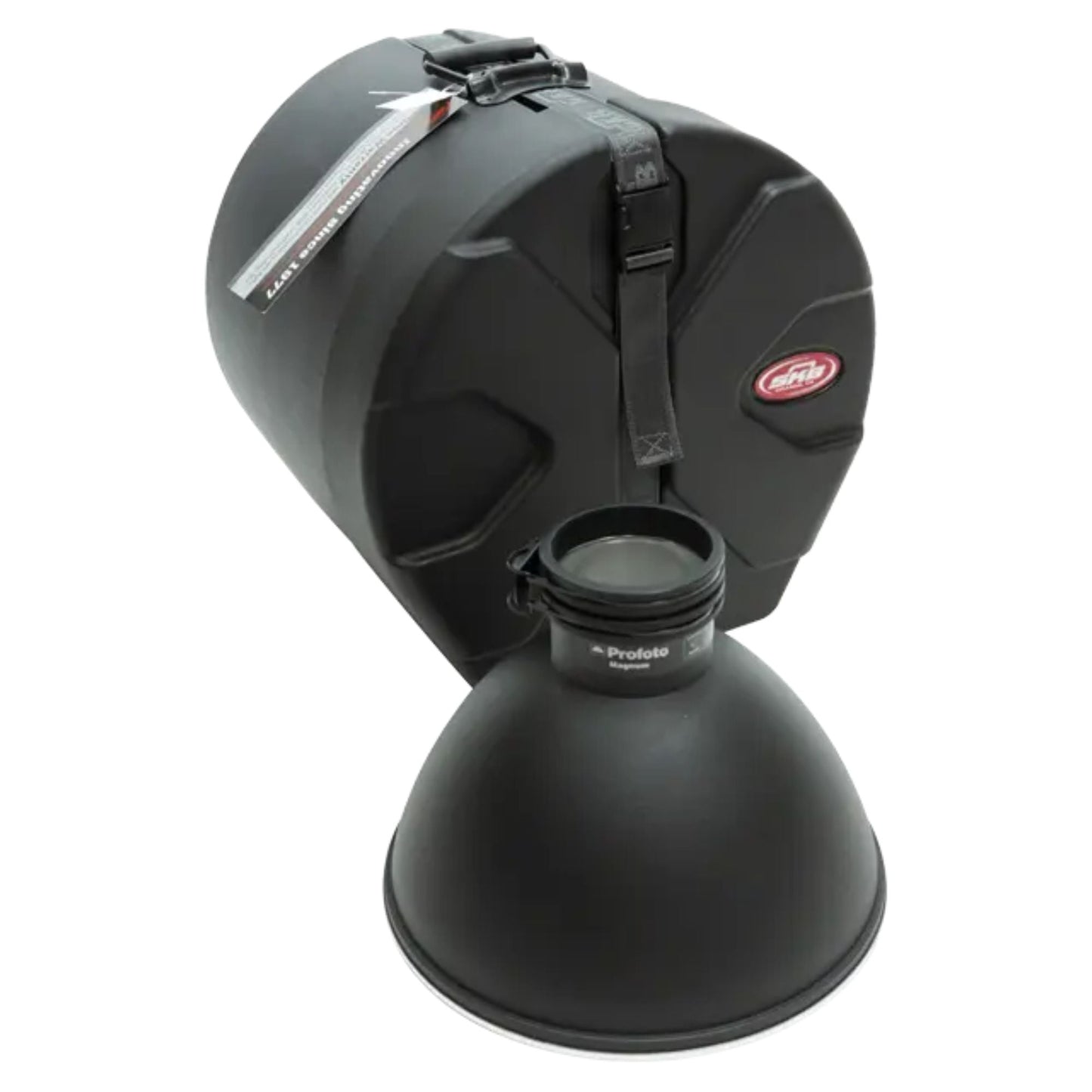 SKB 12" x 12" Tom Case with Padded Interior and D-Shaped Drum Design, Black