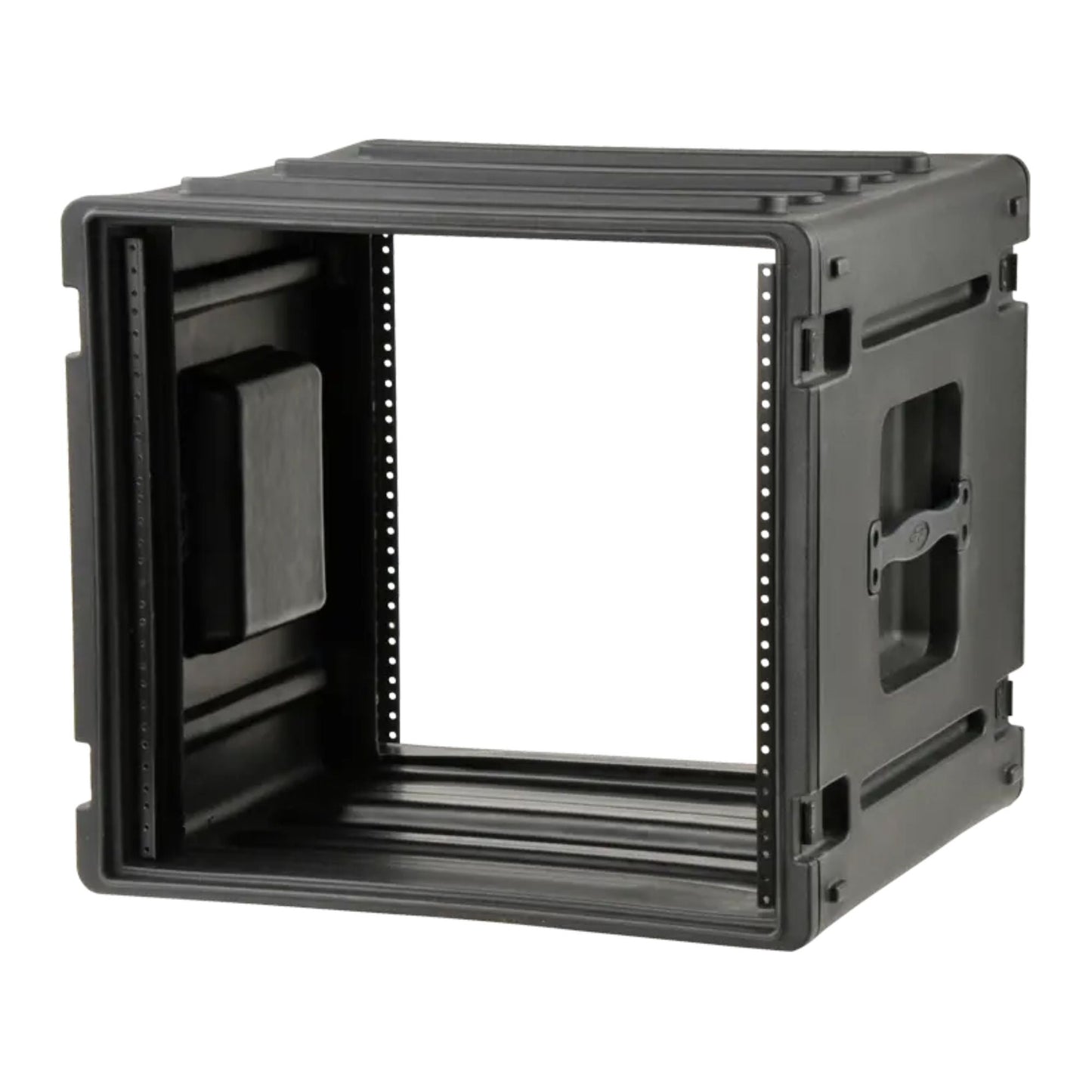 SKB 8U Roto Rack Case Polyethylene Gear Protector, Stackable, Waterproof, Black