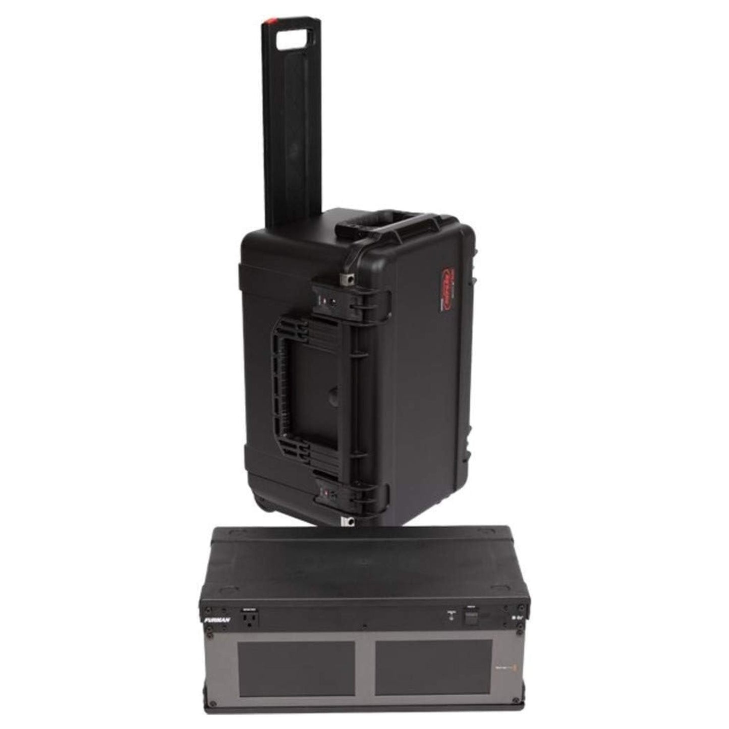 SKB iSeries 4U Shallow Fly Rack, Waterproof Polypropylene Hard Case, 9 Inch