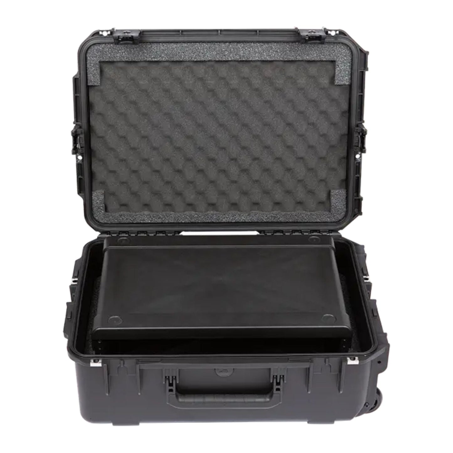 SKB 2U iSeries 13" Injection Molded Fly Rack with Built-In Wheels and Handle