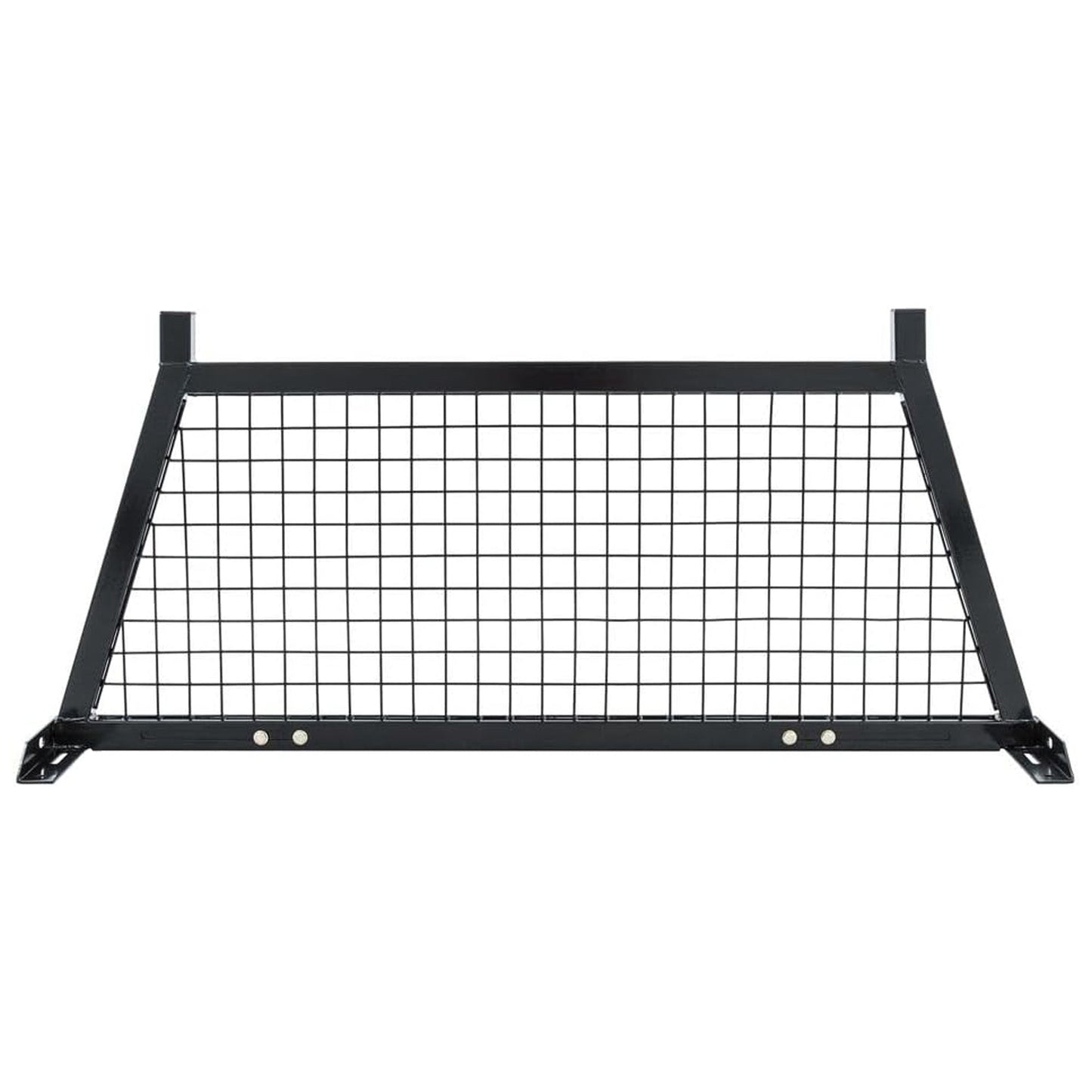 Elevate Outdoor Steel Mesh Adjustable Headache Rack with Wire Screen, Black - Find Fresh Goods