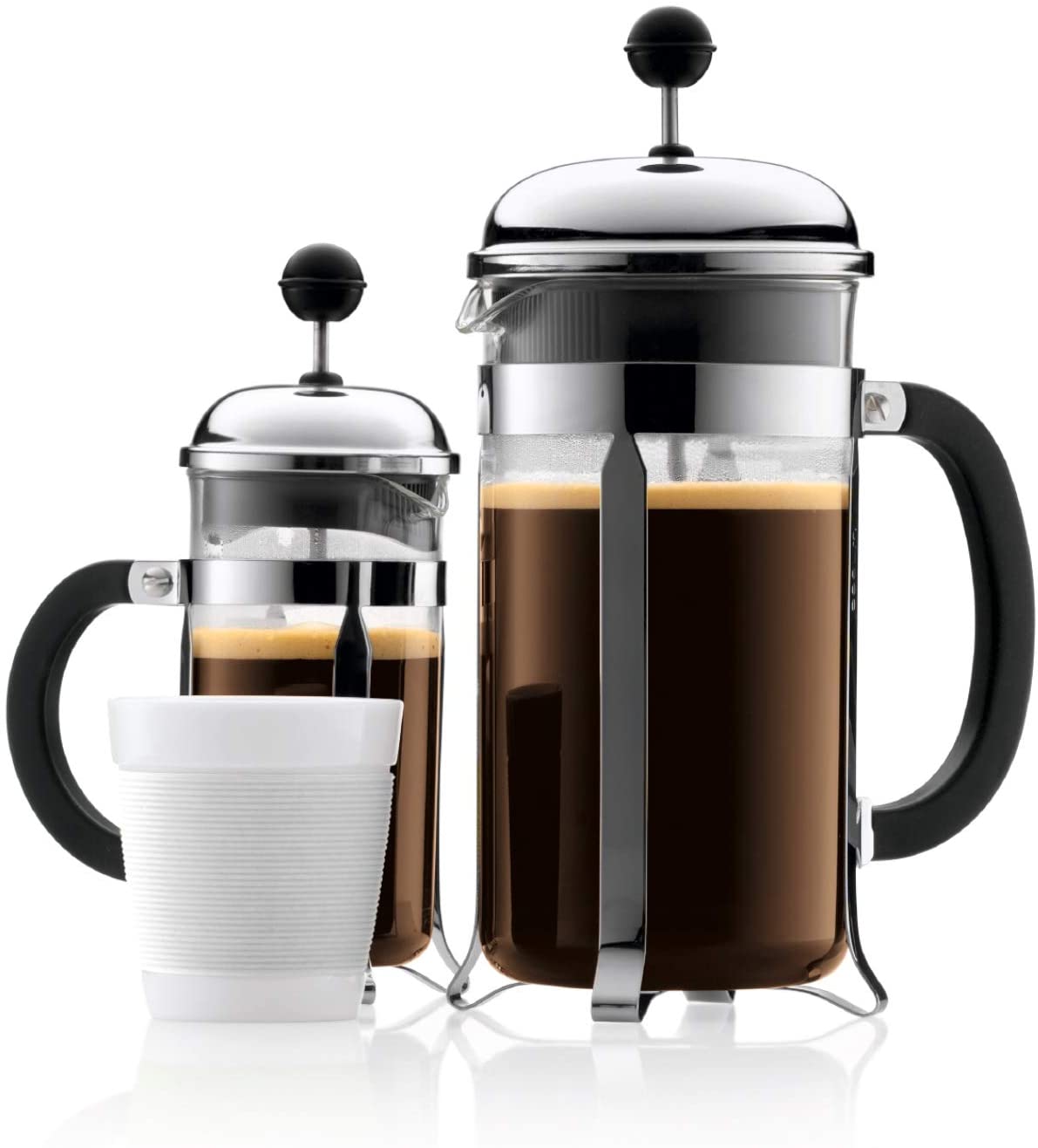 Bodum Chambord French Press Coffee Maker – 12 Cup – Chrome