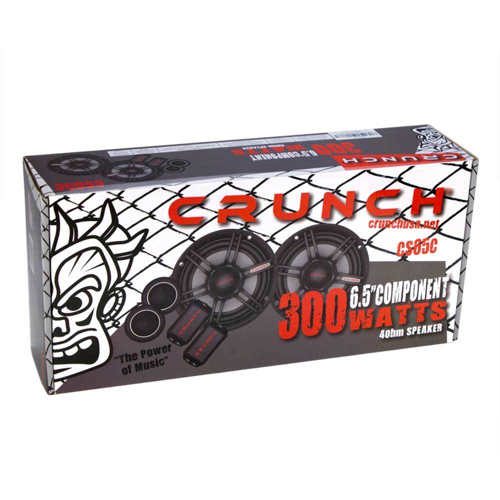 Crunch 300W Full Range 2 Way 4 Ohm Component Car Audio 6.5" Speaker Pair | CS65C - Find Fresh Goods