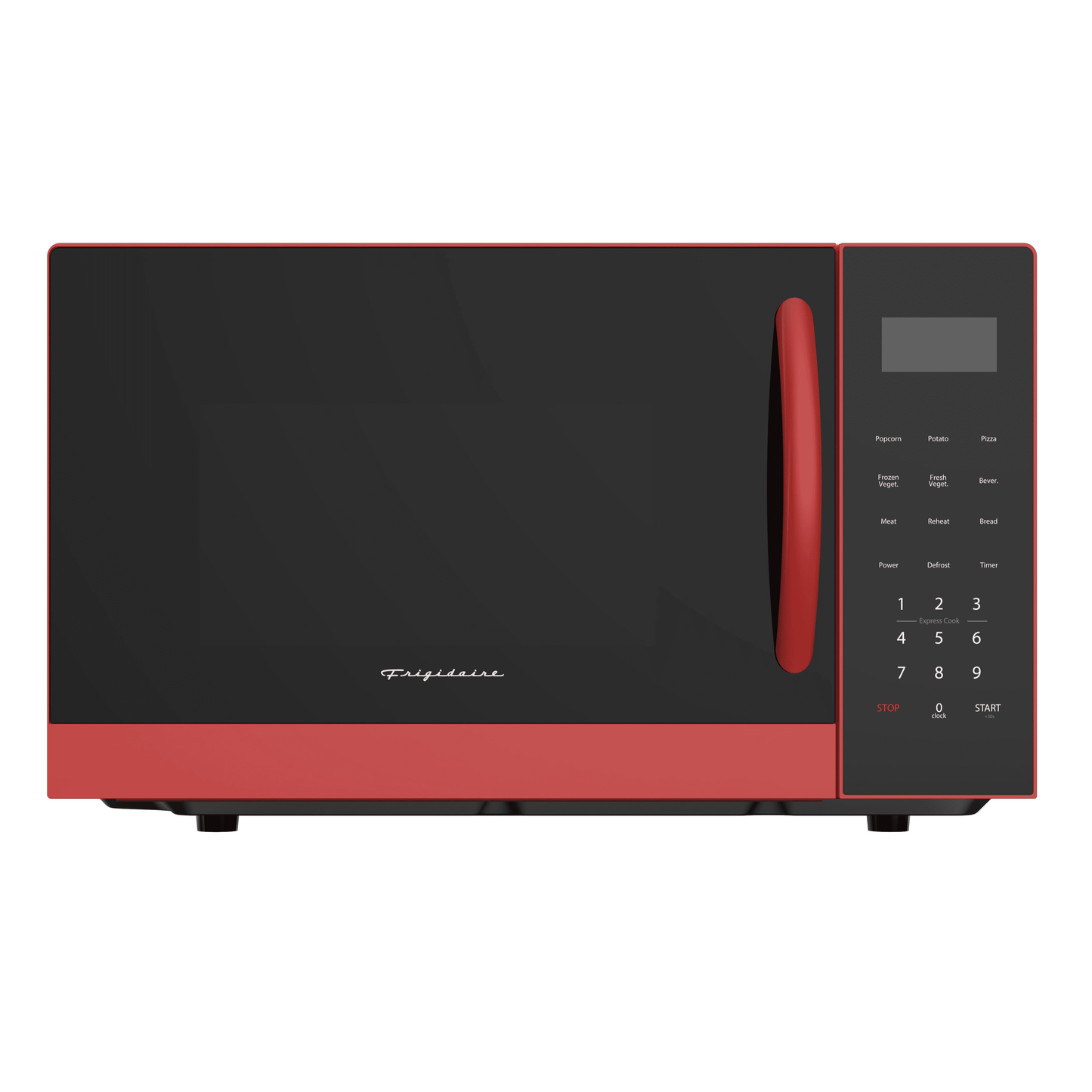 Frigidaire 0.9 Cu. Ft. Countertop Microwave Oven, Red, EMW953