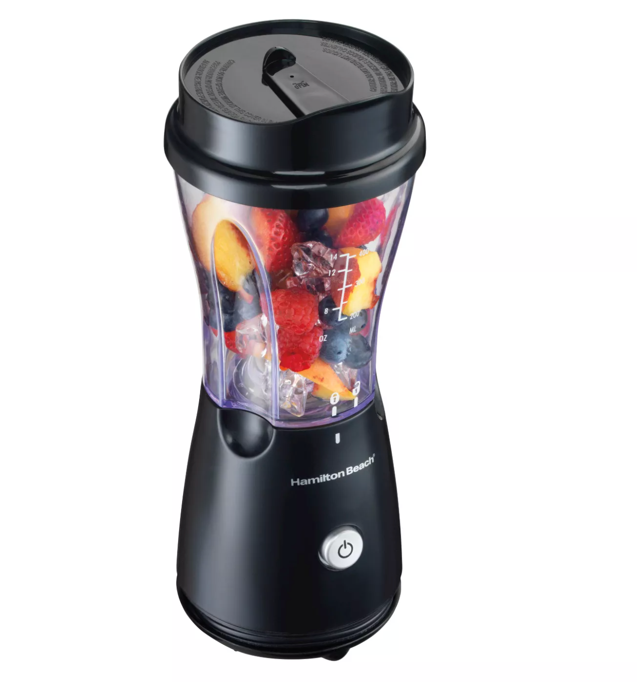 Hamilton Beach Single-Serve Personal Blender – Black – 14oz