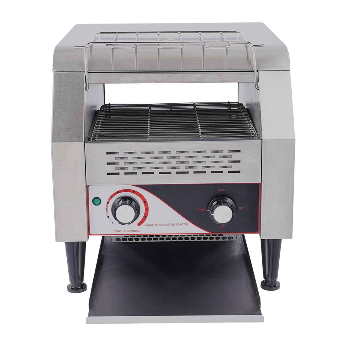 Electric Conveyor Toaster 1900W Stainless Steel Commercial Bread Toasting Machine