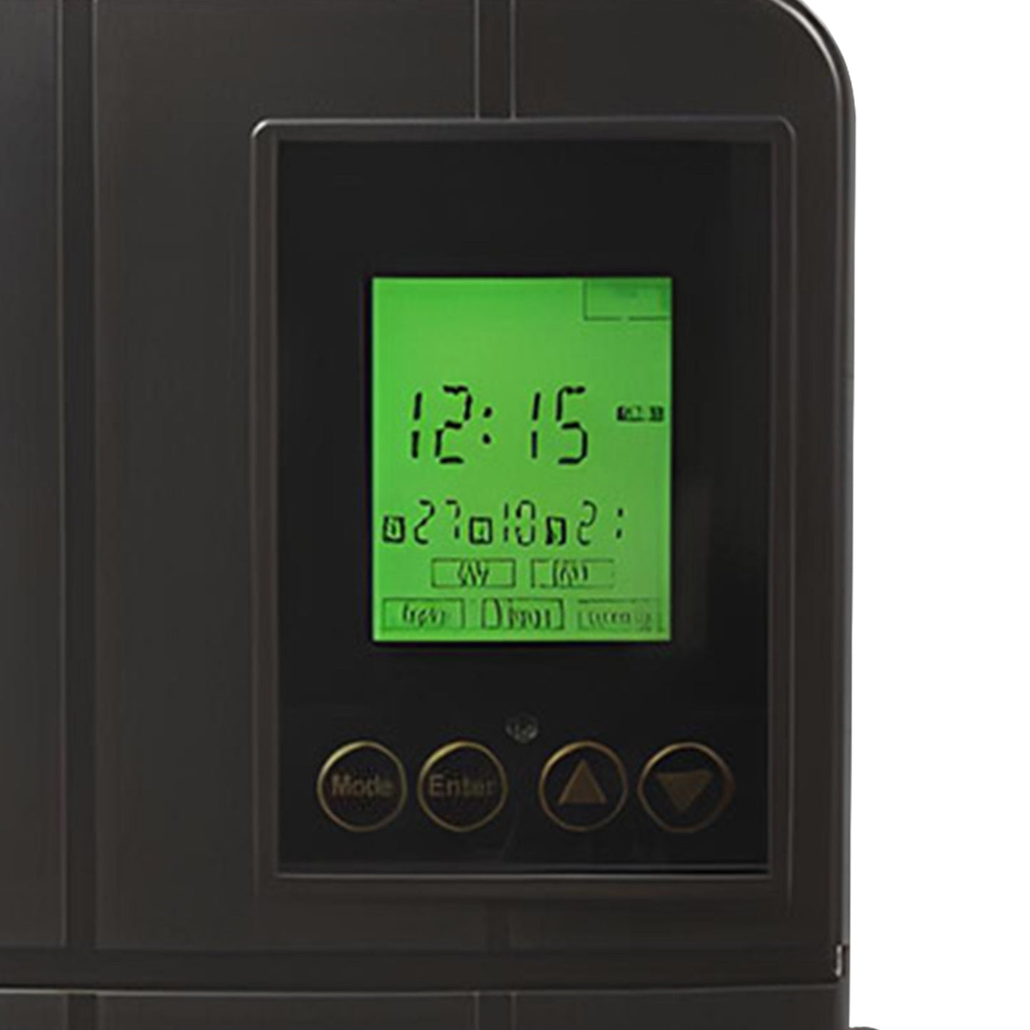 Fusion Low Voltage Outdoor LED Lighting Transformer with Timer, 50 Watt, Black