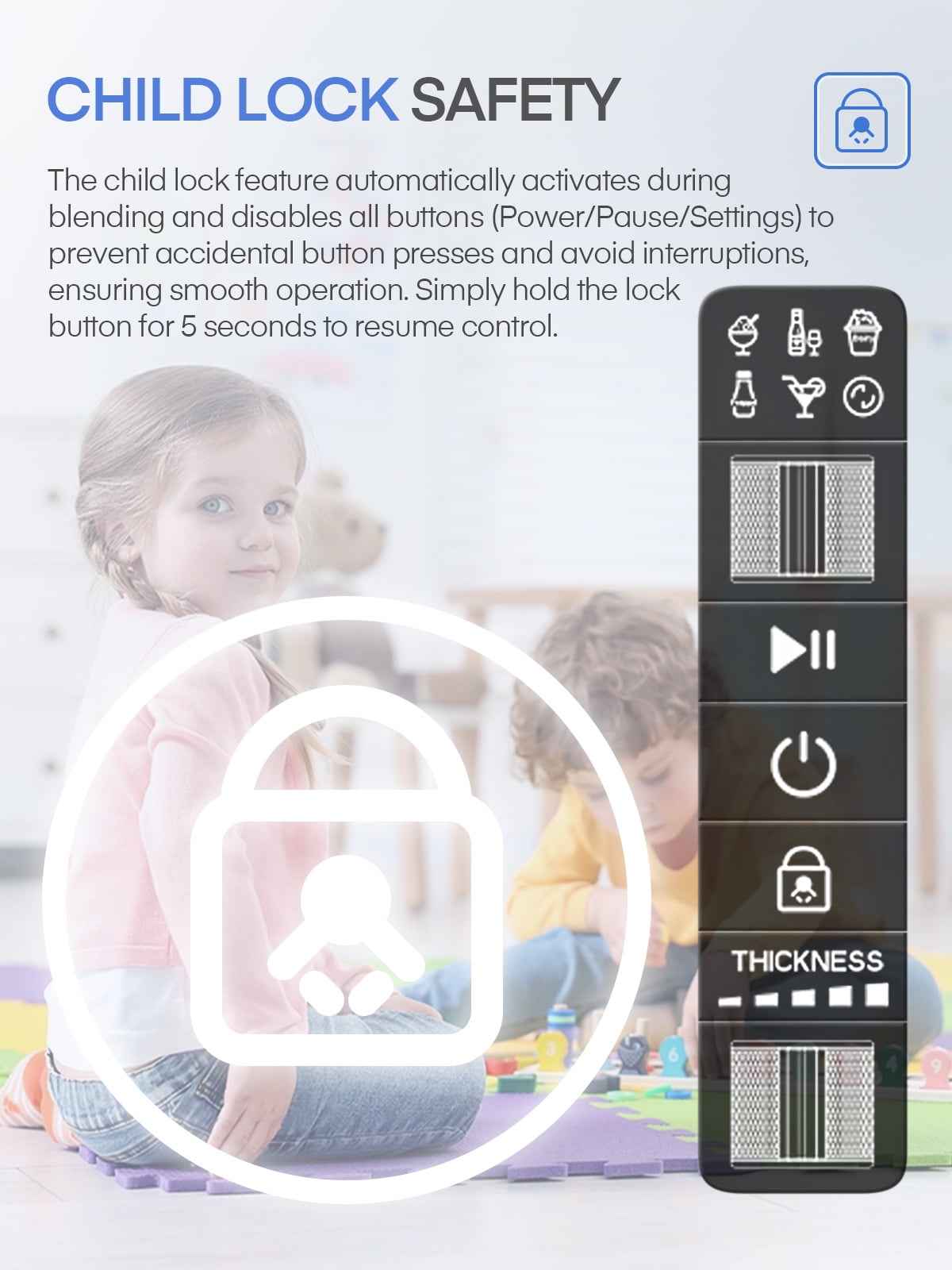 5-in-1 Slushie Machine, No Ice Needed, 15 Min Slushy Machine for Home with Self-Cleaning, Professional Frozen Drink Maker, 5 Preset Programs, Frozen Margaritas, Frappés, Milkshakes, and More, FOHERE